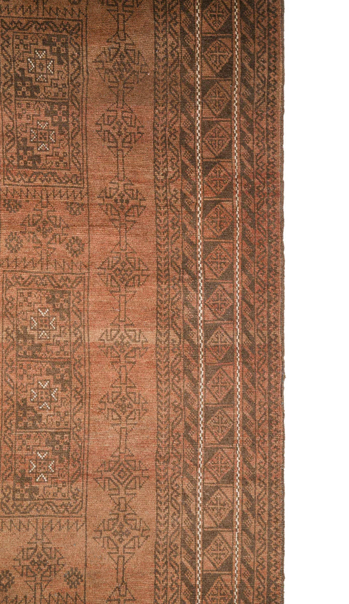 Vintage Turkmen Rug 10' x 7'