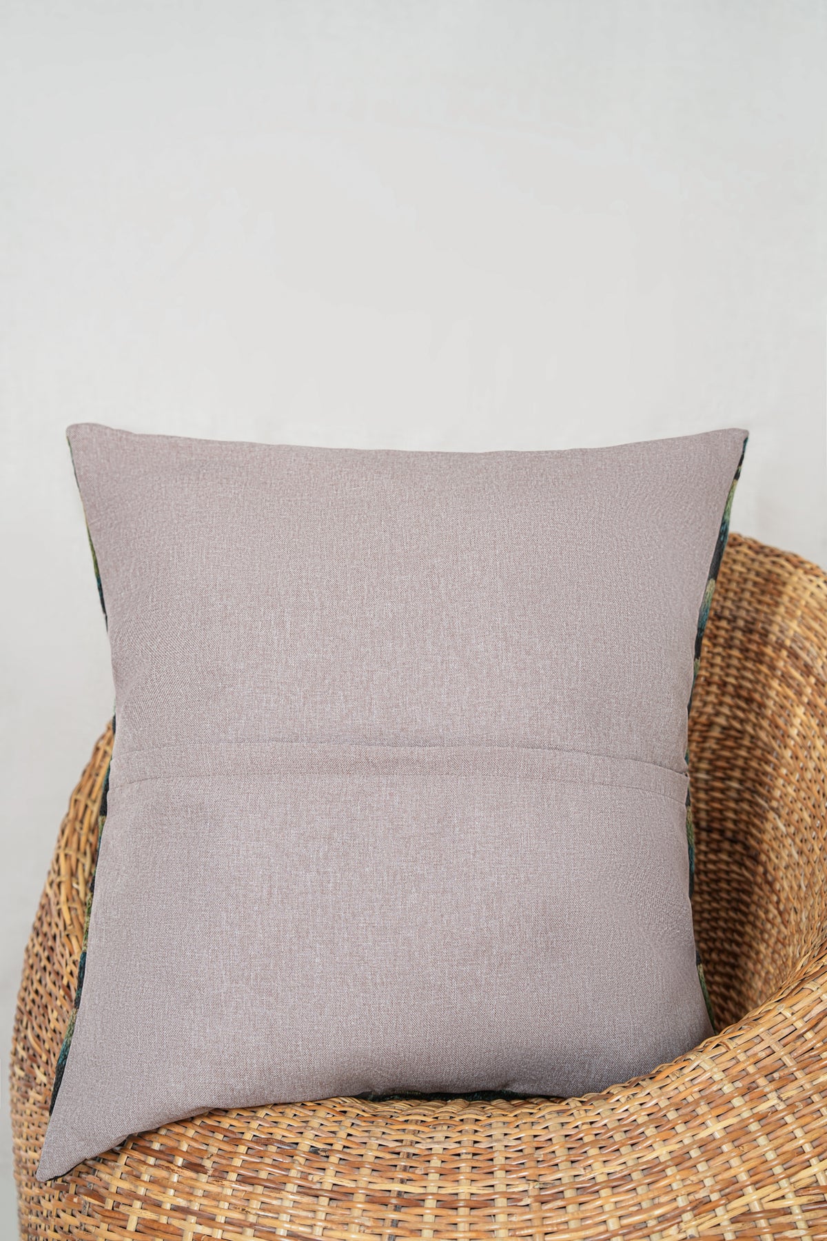 Antique English Jacquard Cushion Cover 2' x 2'