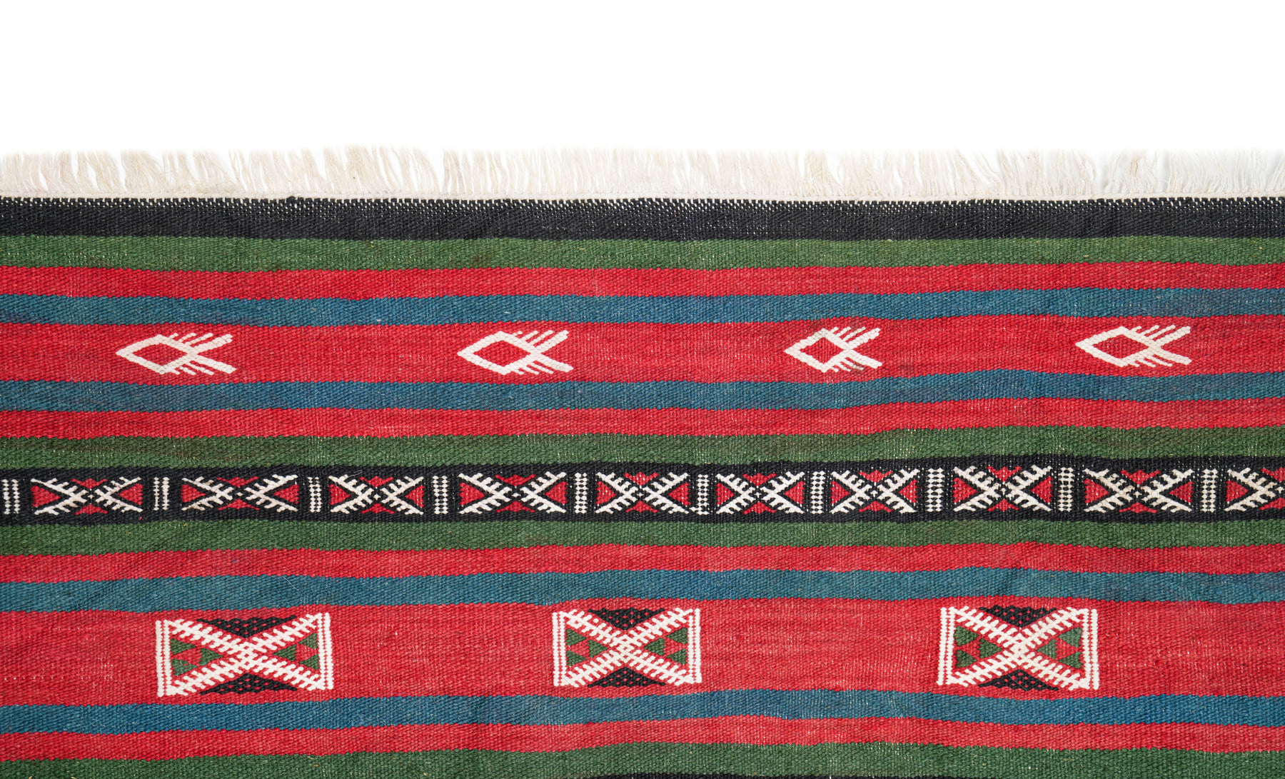 Vintage Tunisian Kilim 3'1" x 3'4"
