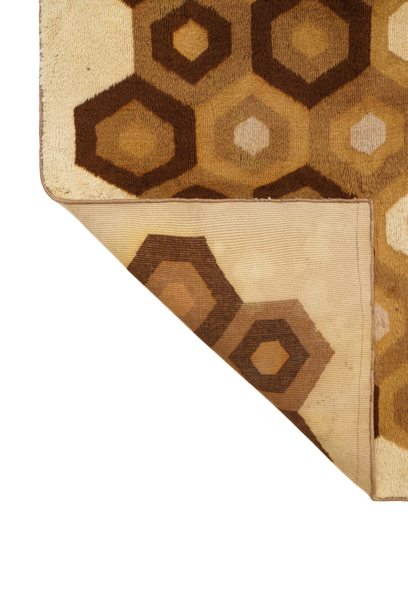VINTAGE SCANDINAVIAN RYA RUG 6'6" x 4'10"