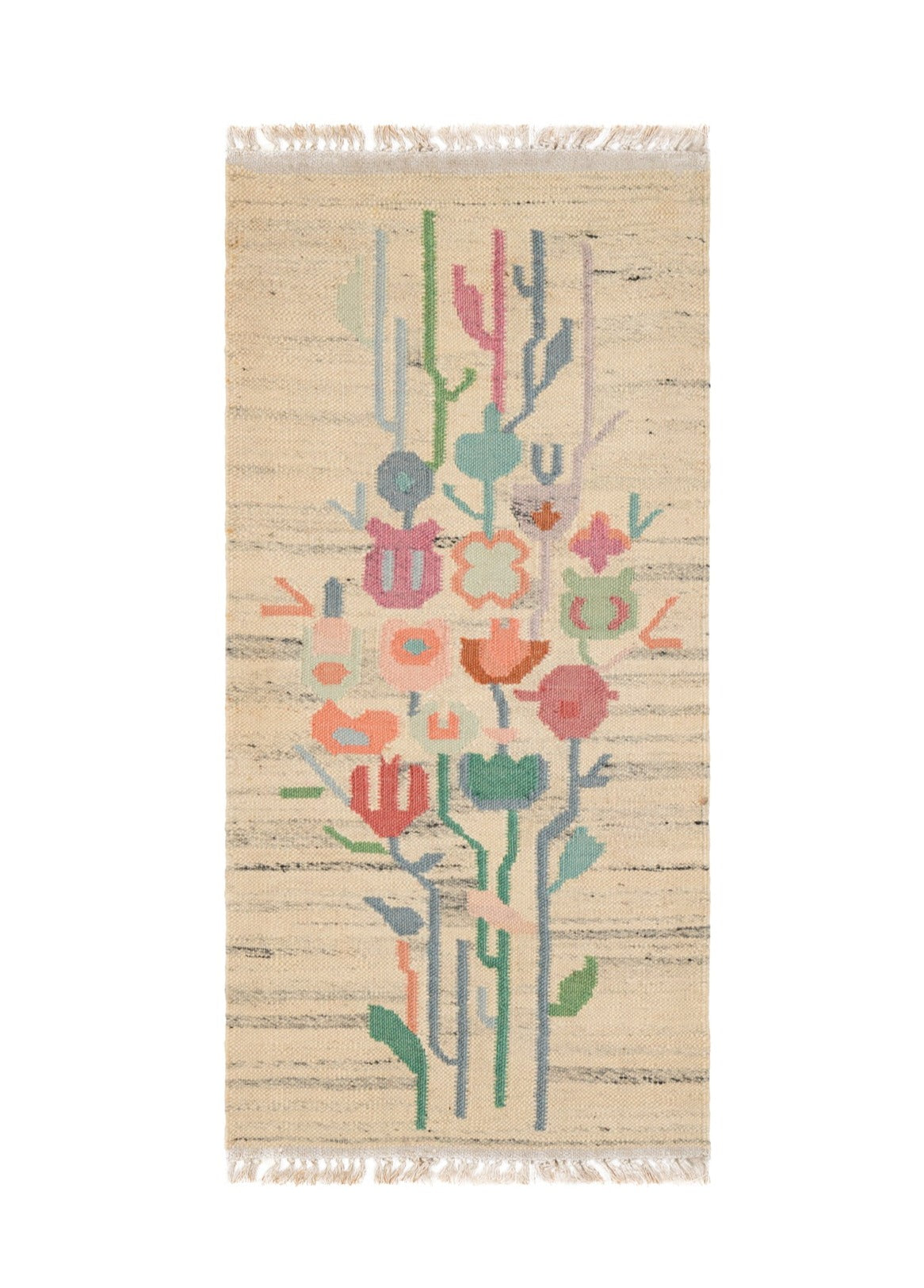 Vintage Scandinavian Kilim 3'4" X 1'8"