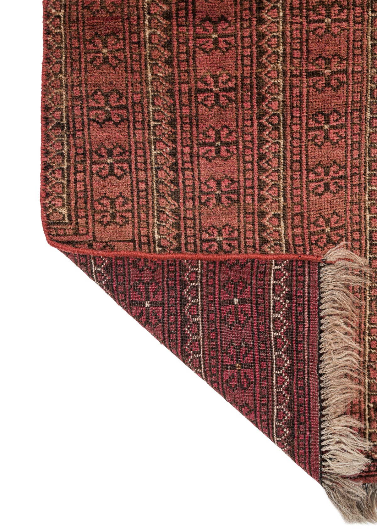 Vintage Turkmen Rug 6'11" x 1'6"