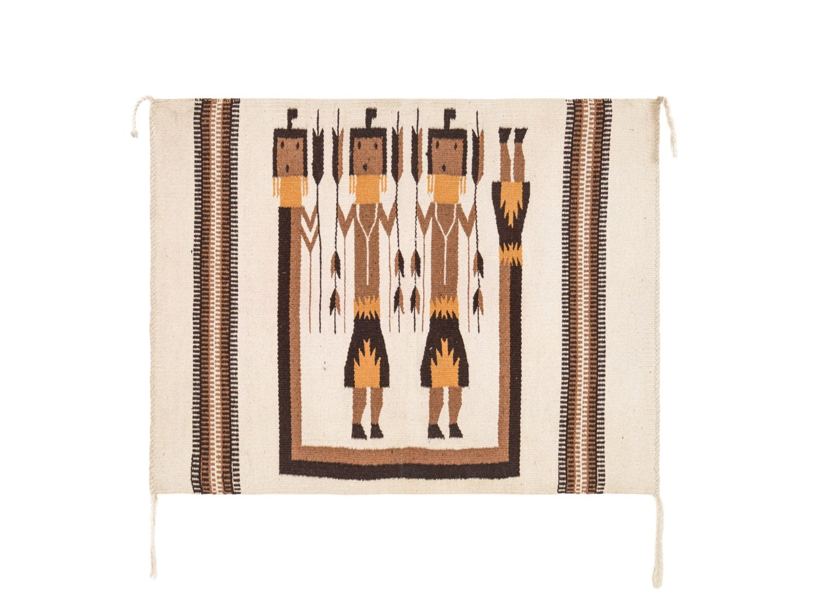Vintage Navajo Yei kilim 3'3" x 2'7"