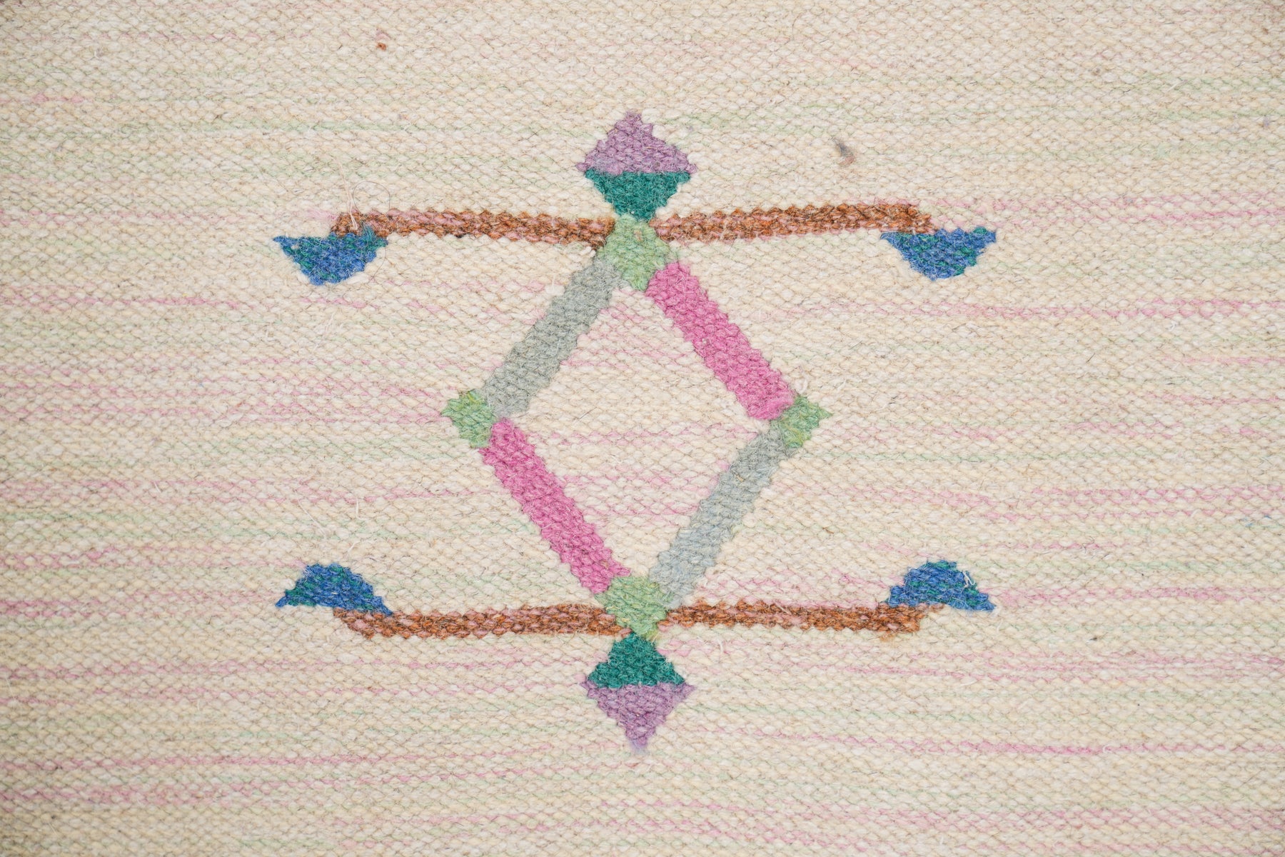 Vintage Scandinavian Kilim 4'5" x 2'2"