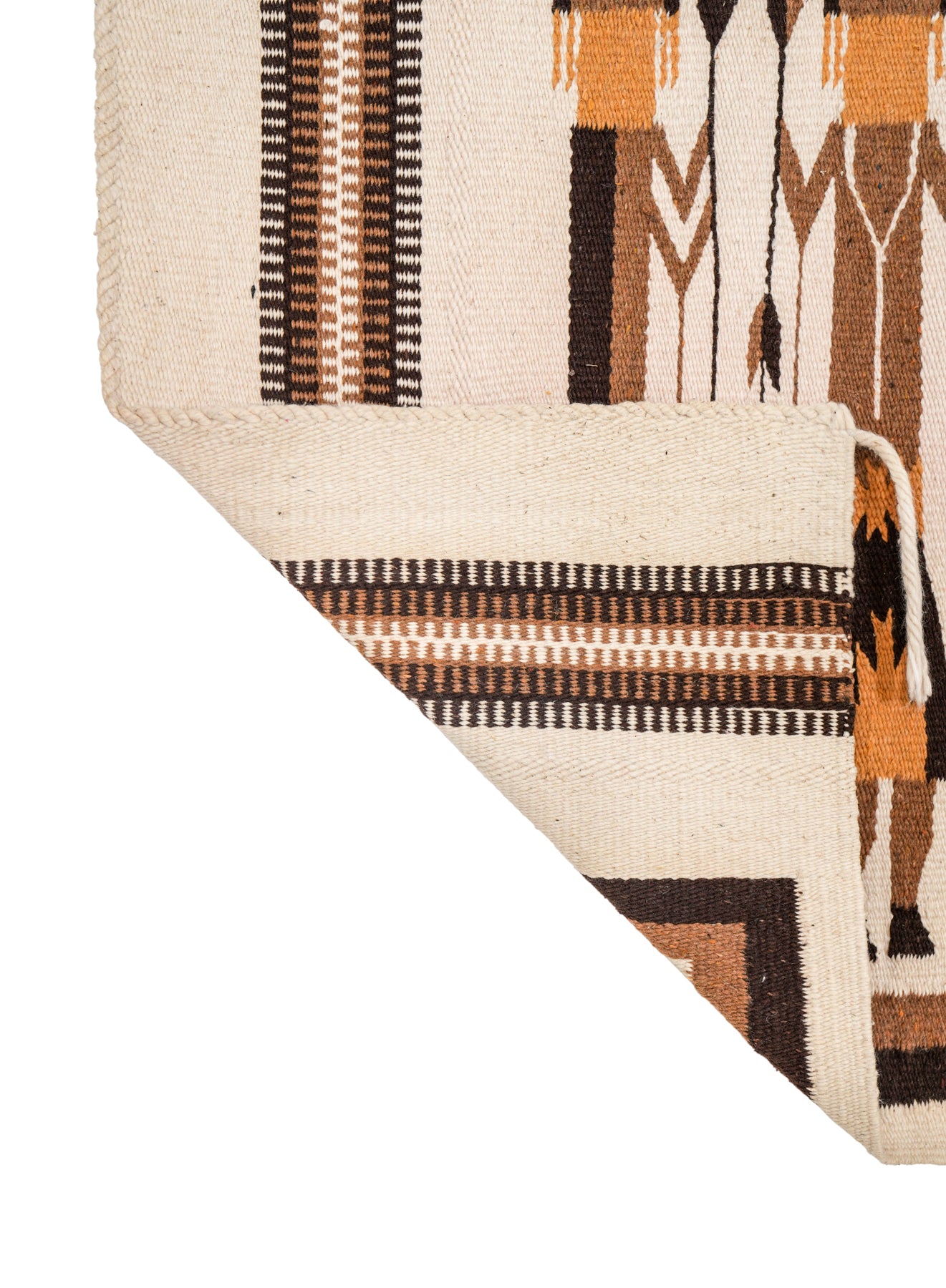 Vintage Navajo Yei kilim 3'3" x 2'7"