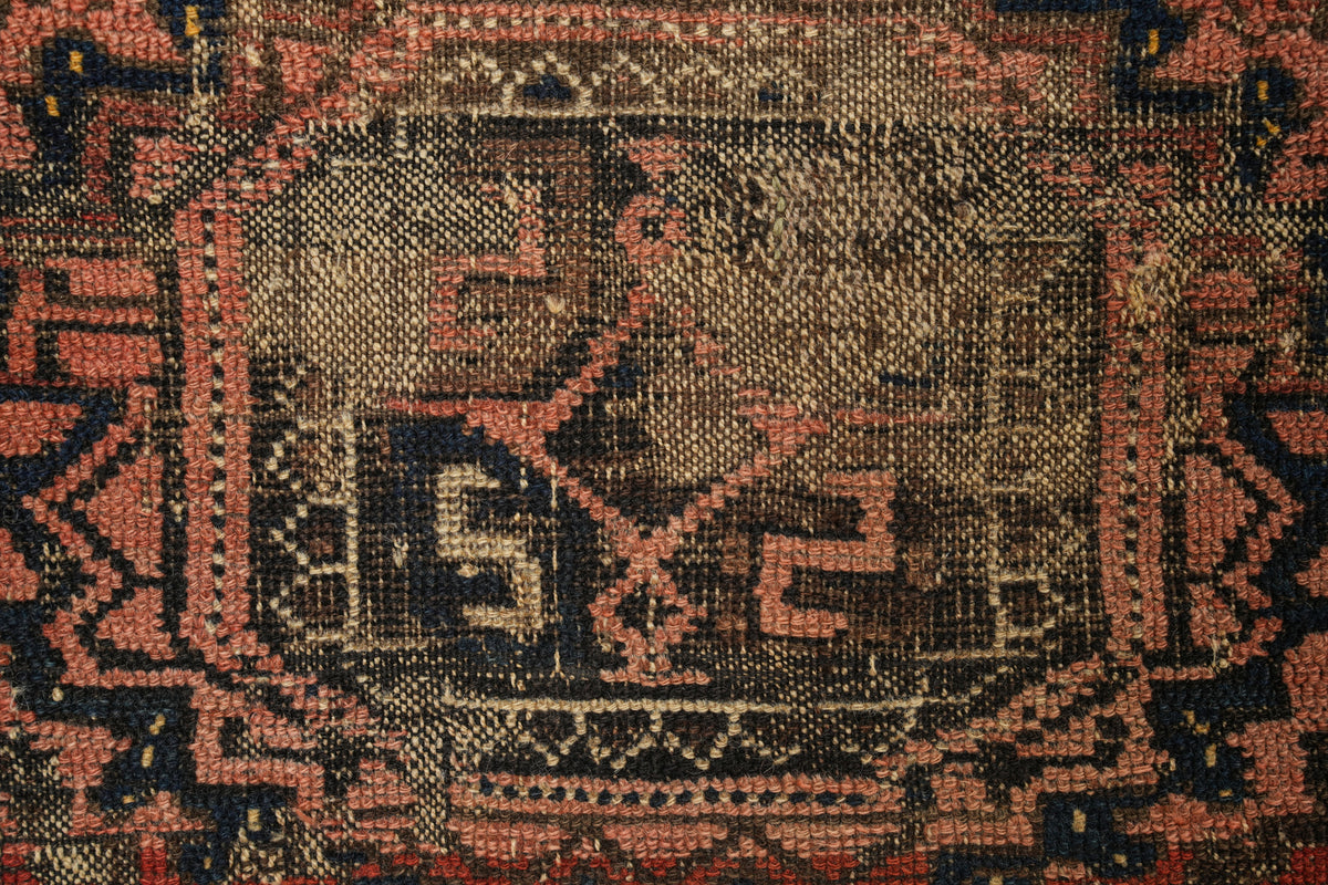 Vintage Baluch Rug 3'1" x 2'3"