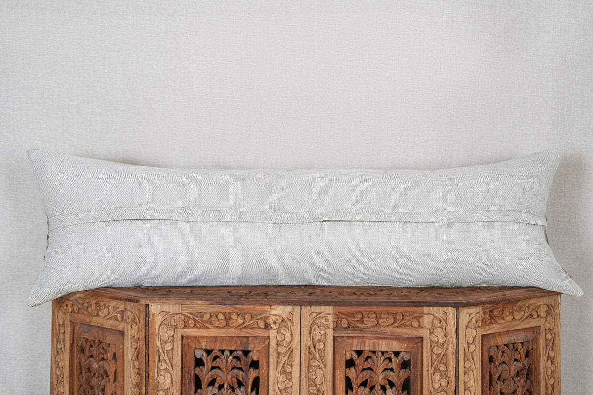 Vintage Moroccan Lumbar Cushion 2'10" x 9"