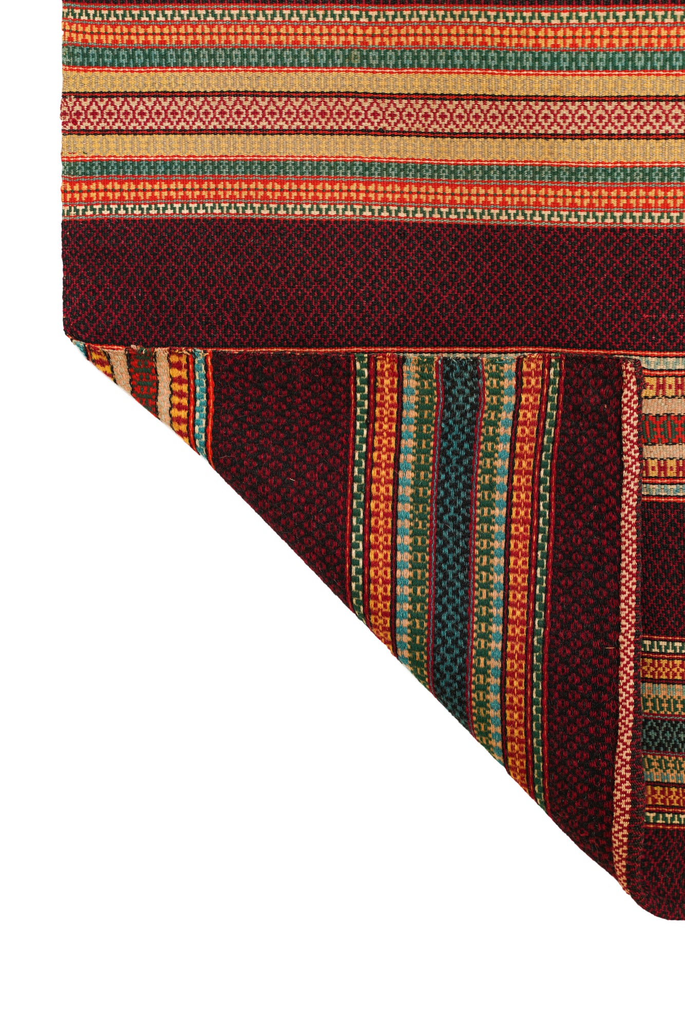 ANTIQUE SCANDINAVIAN TEXTILE 5'10" x 2'5"