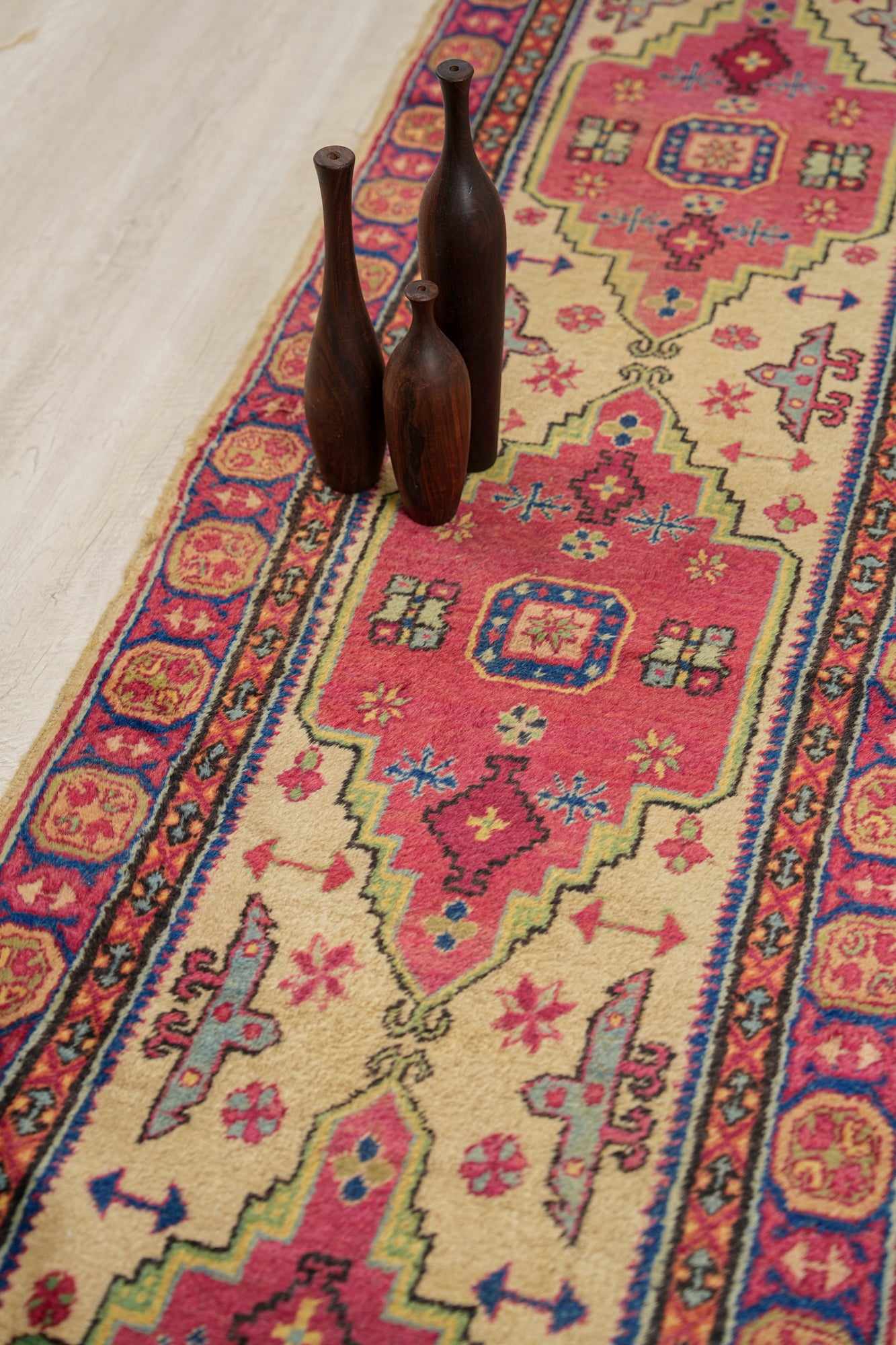 Vintage Khotan Runner Rug 9'8" x 2'3"
