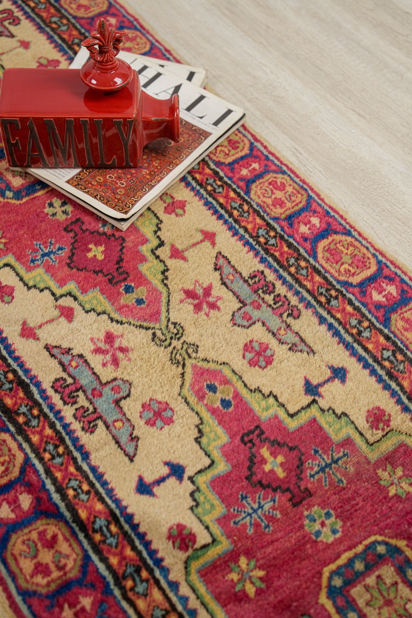 Vintage Khotan Runner Rug 9'8" x 2'3"