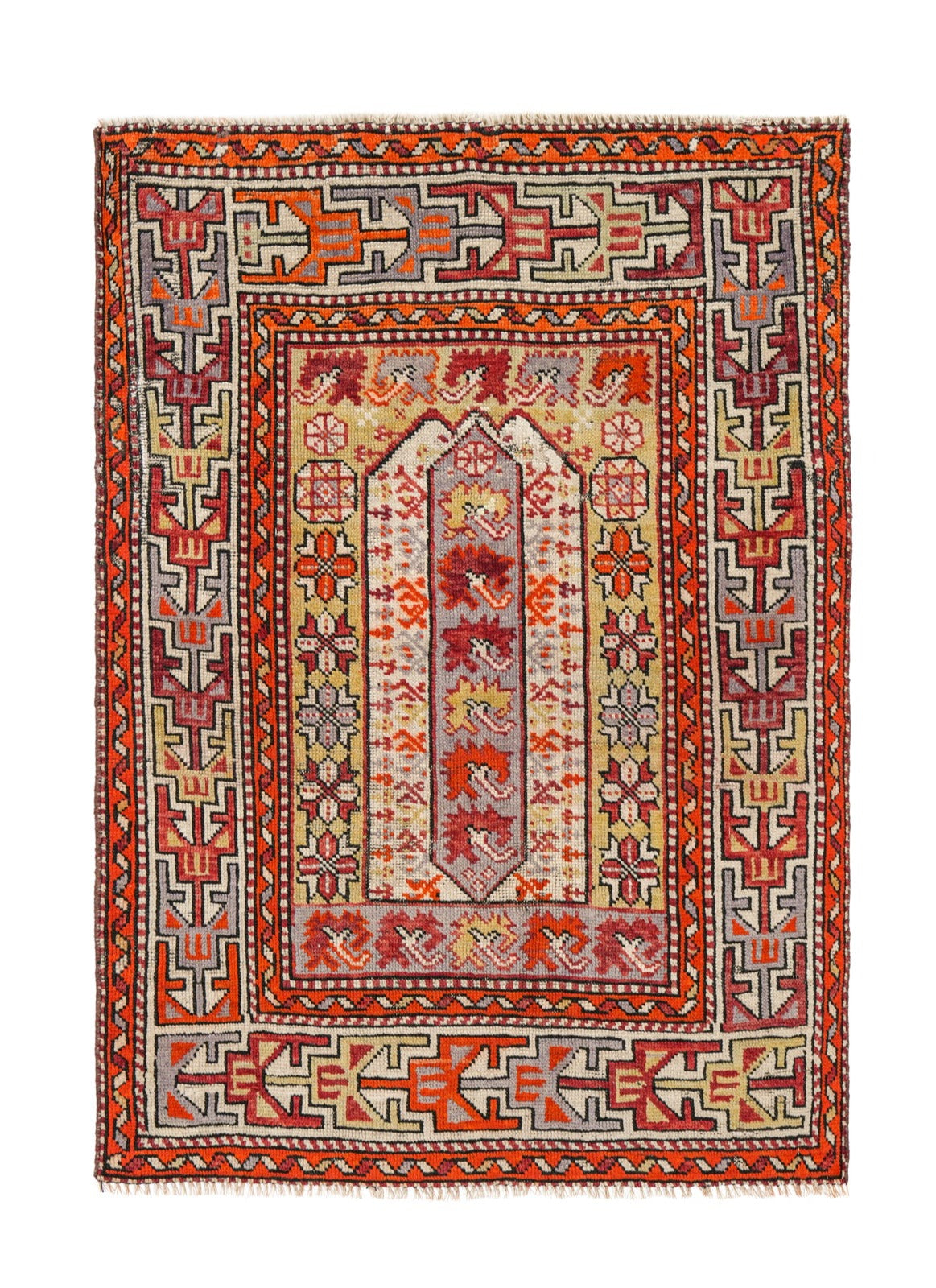 Vintage Anatolian Rug 4'5" x 3'