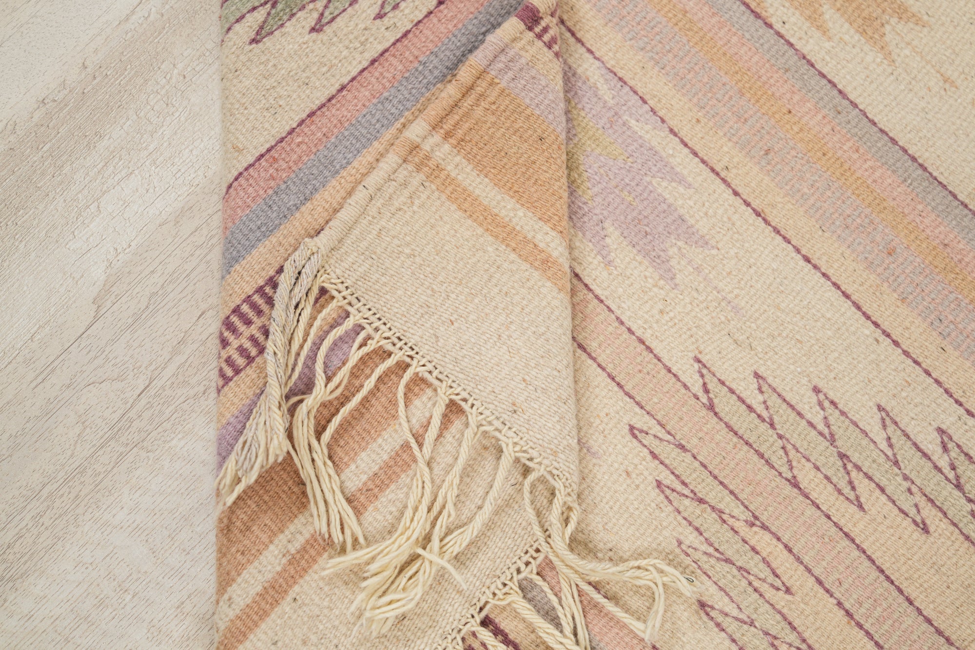 Vintage Zapotec Kilim 4'7" x 2'3"