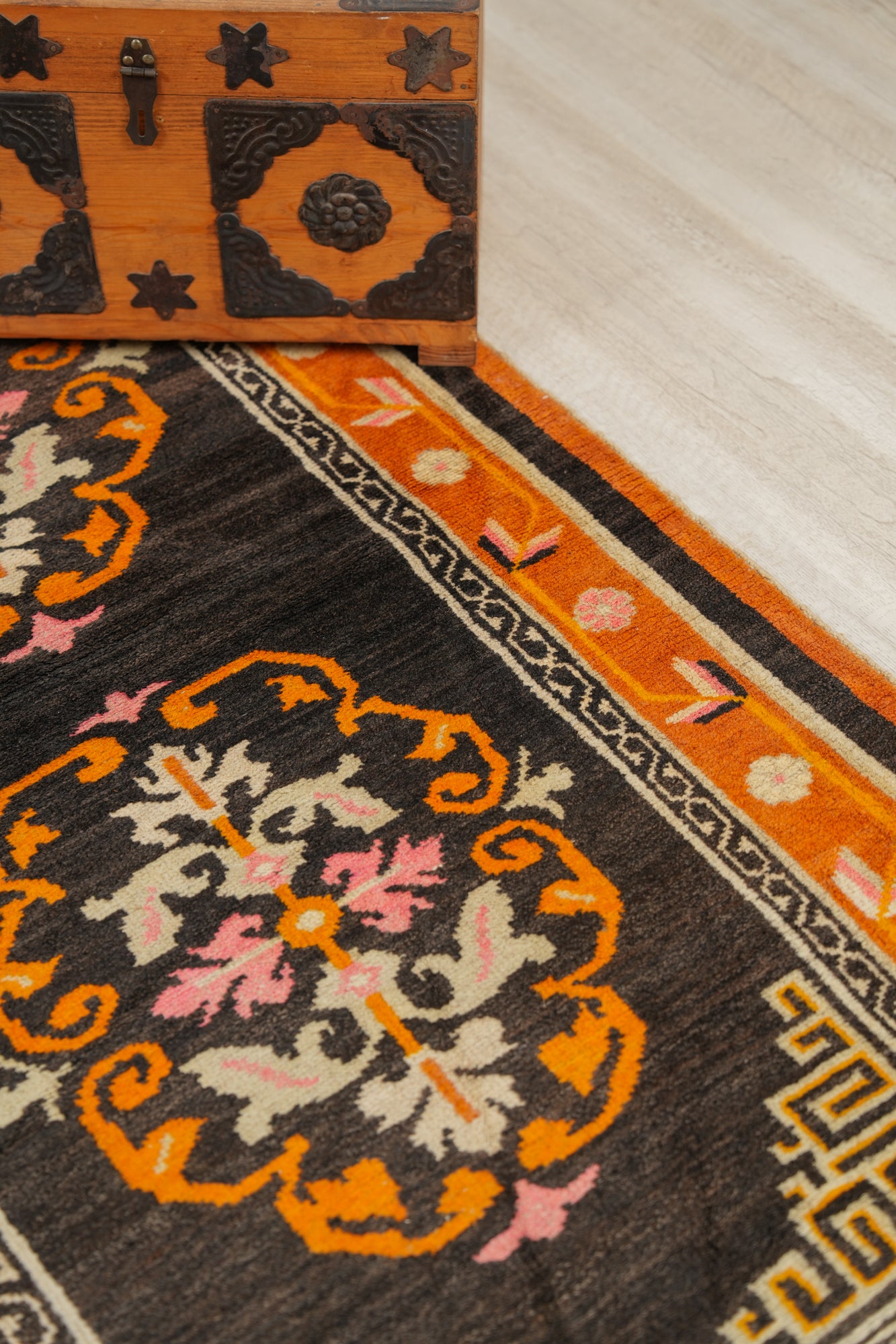 Vintage Tibetan Rug 5'2" x 2'9"