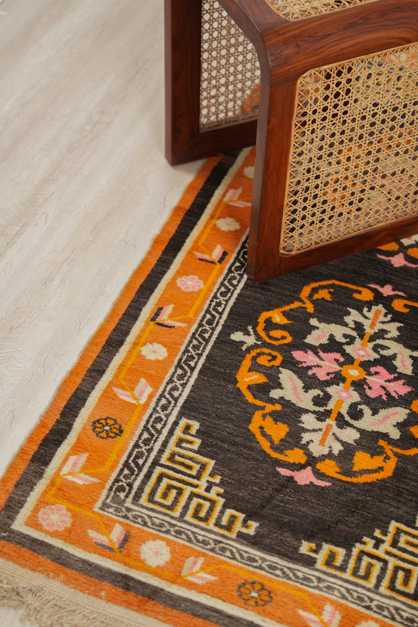 Vintage Tibetan Rug 5'2" x 2'9"