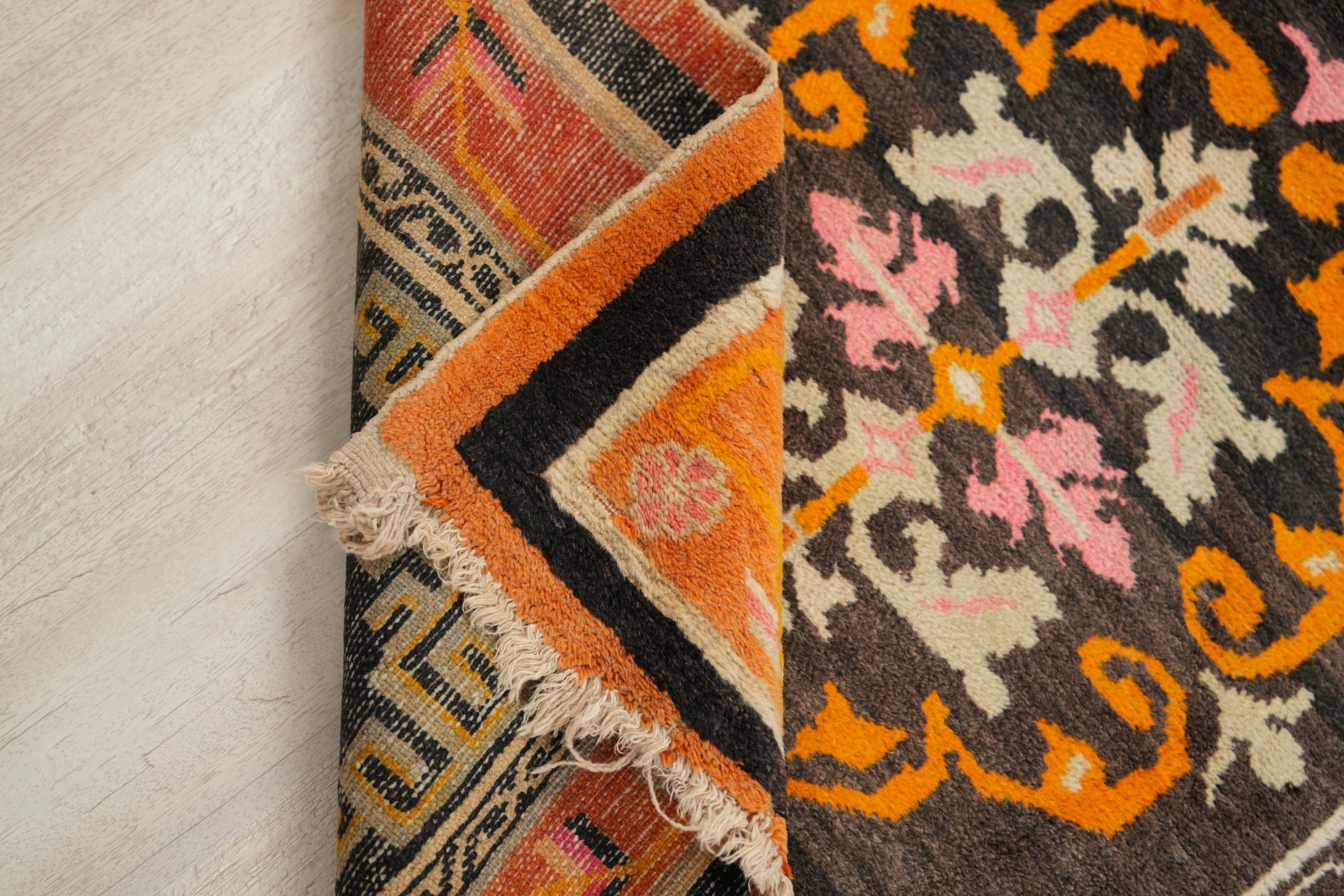 Vintage Tibetan Rug 5'2" x 2'9"