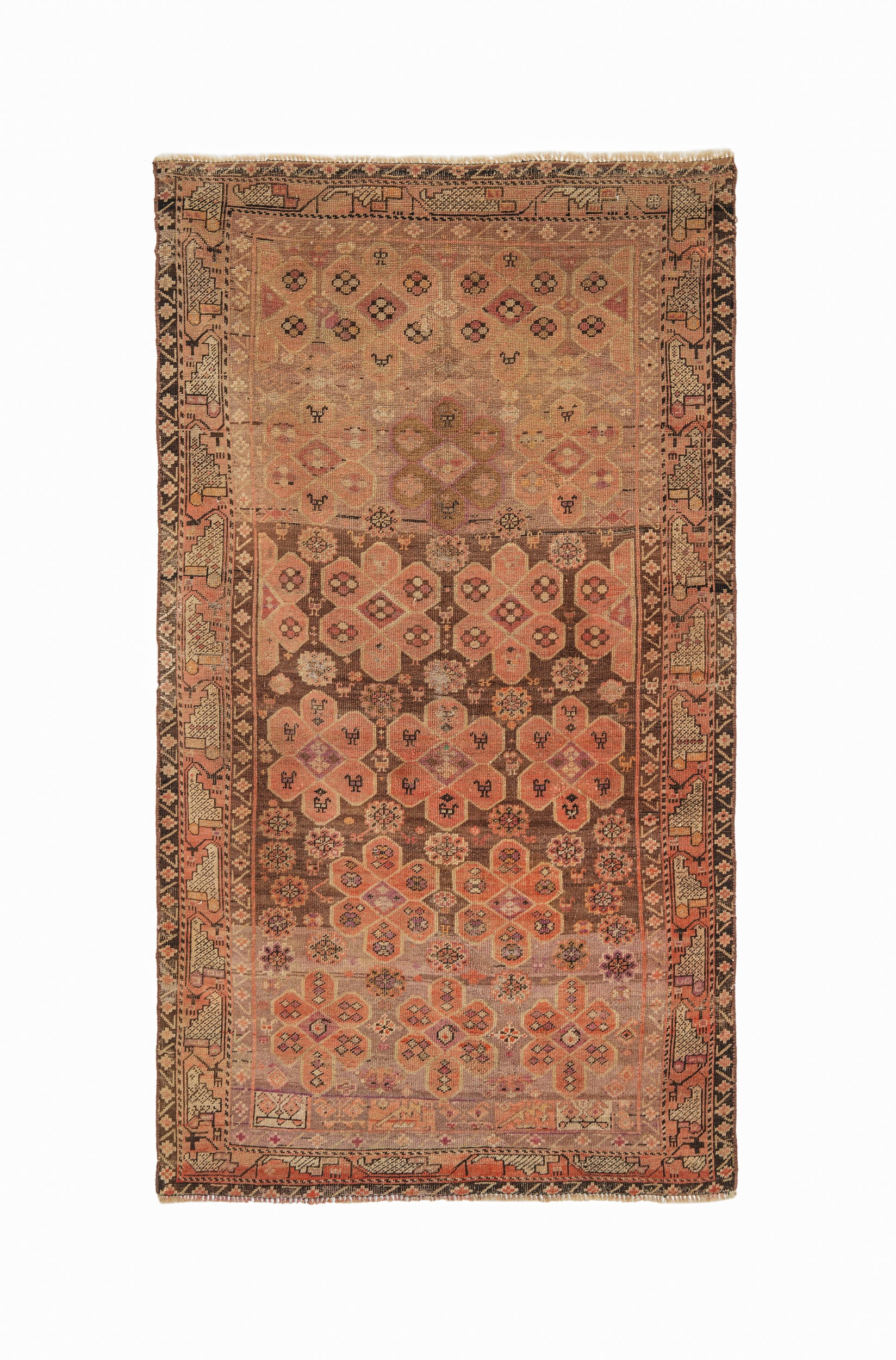 Vintage Caucasian Shirvan Rug 6'6" x 3'8"