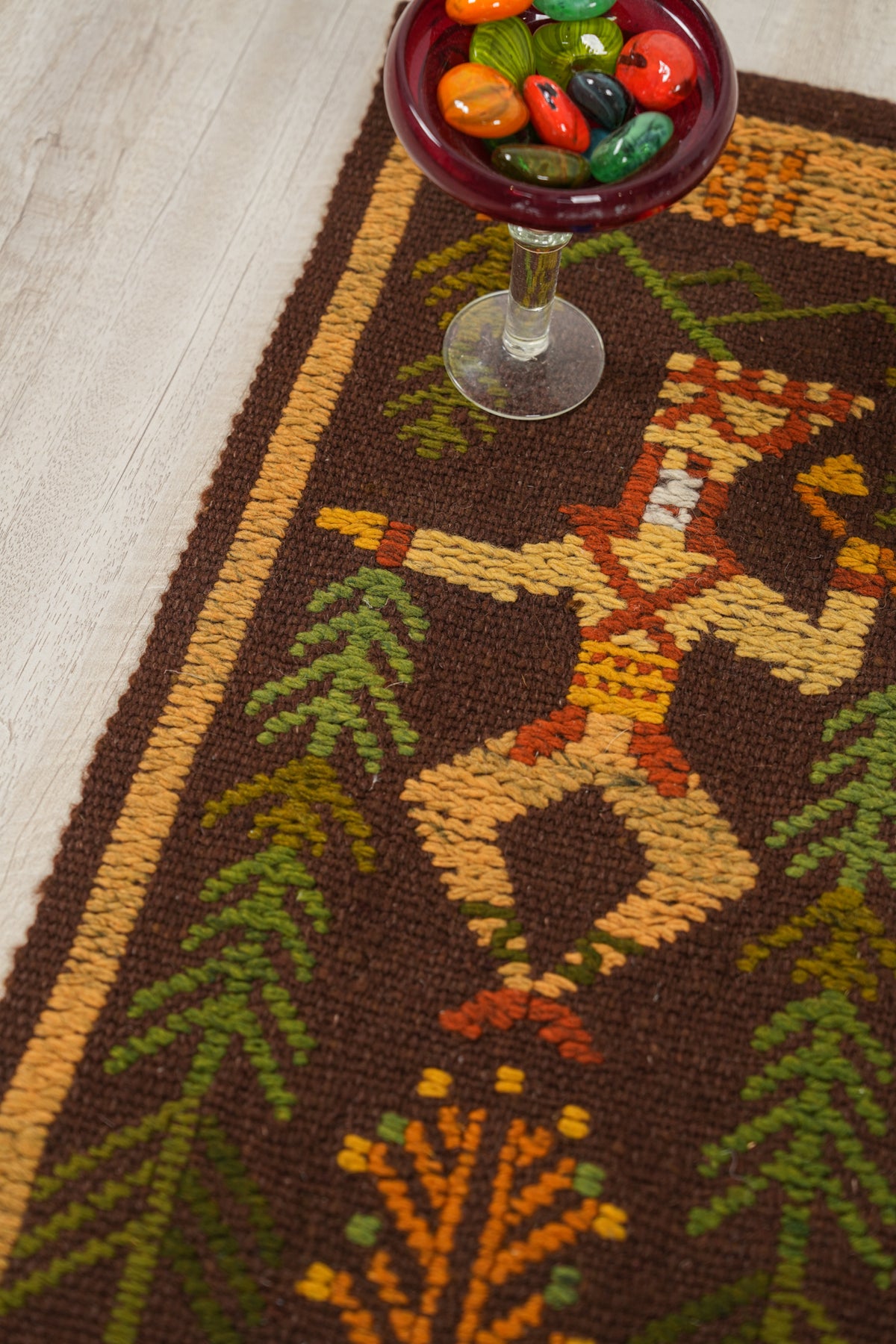 Vintage Polish Tapestry 2'6" X 1'3"