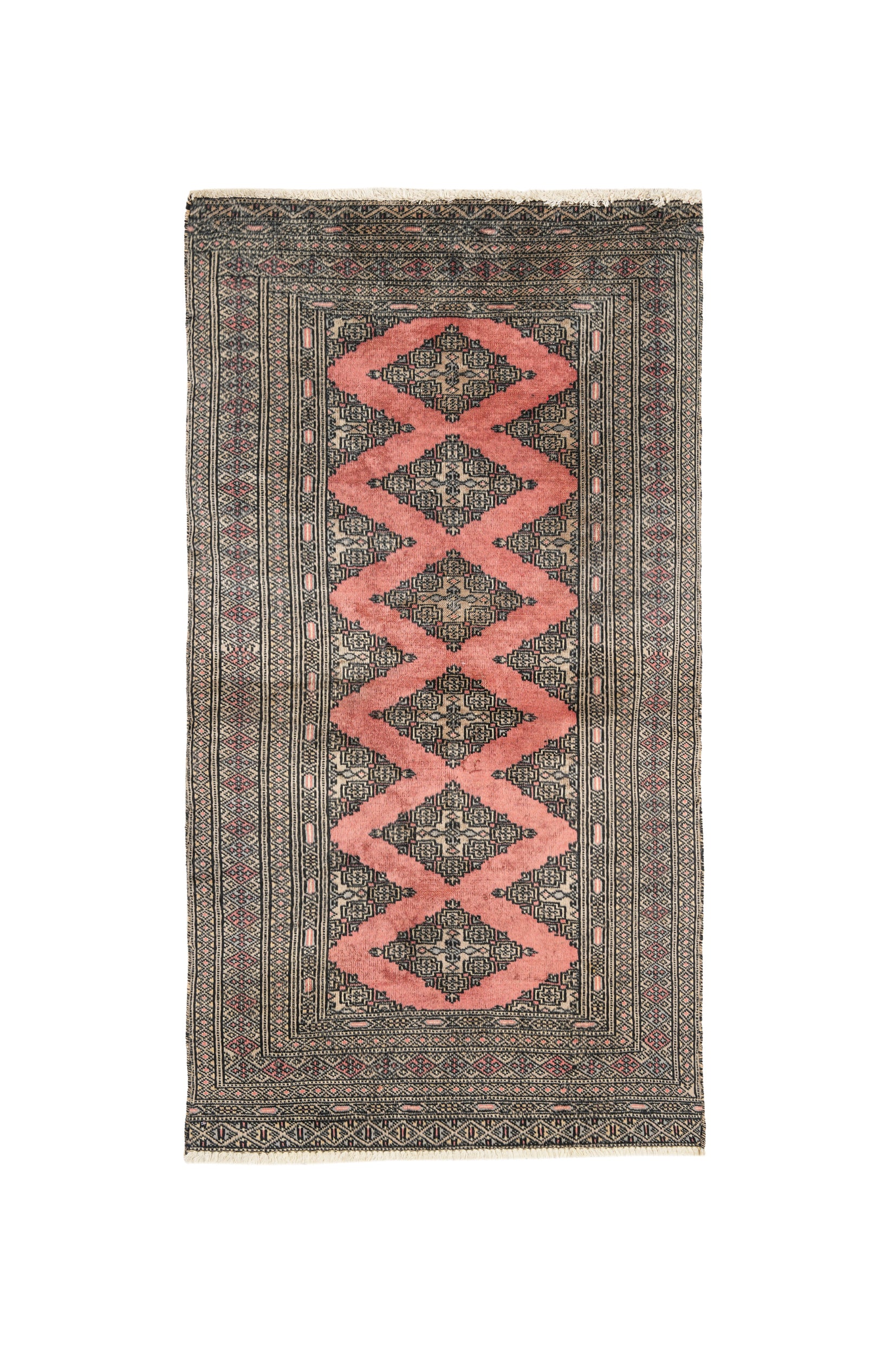 Vintage Kashmiri Rug 4'11" x 2'9"