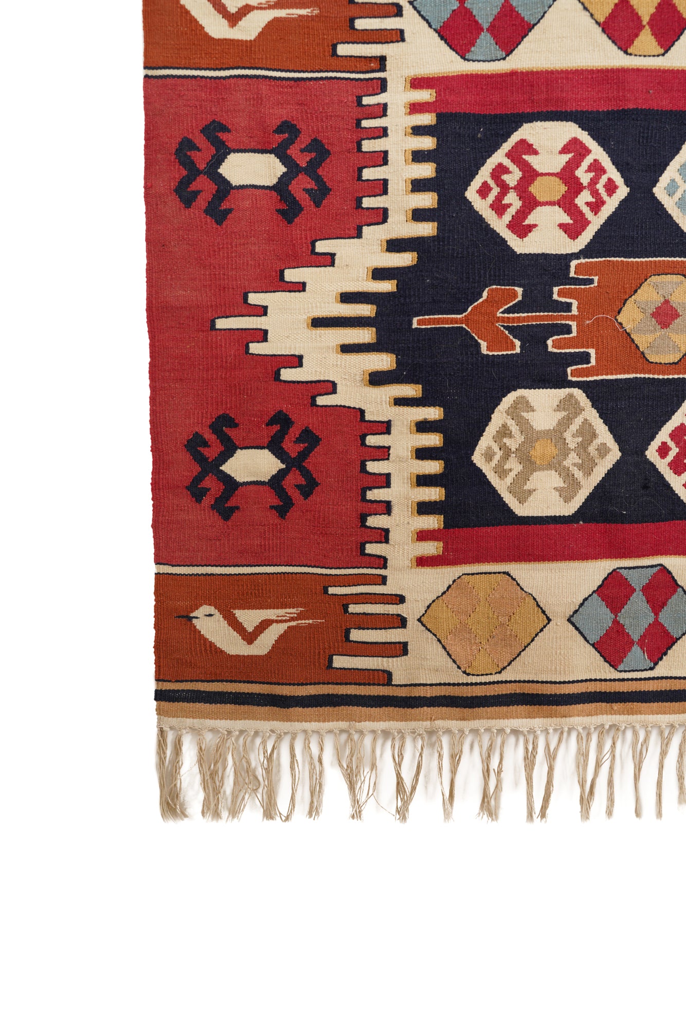 VINTAGE BESSARABIAN KILIM 5'3" x 3'2"