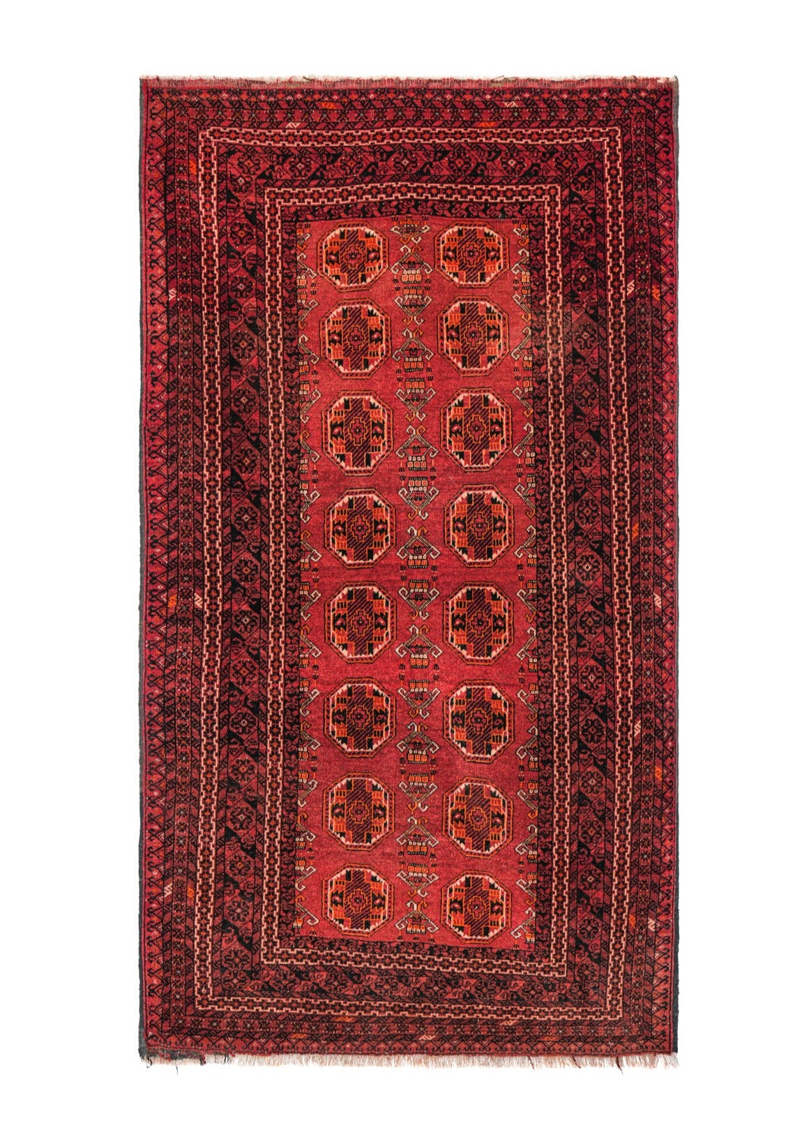 Vintage Turkmen Tekke Rug 6'4" x 3'8"