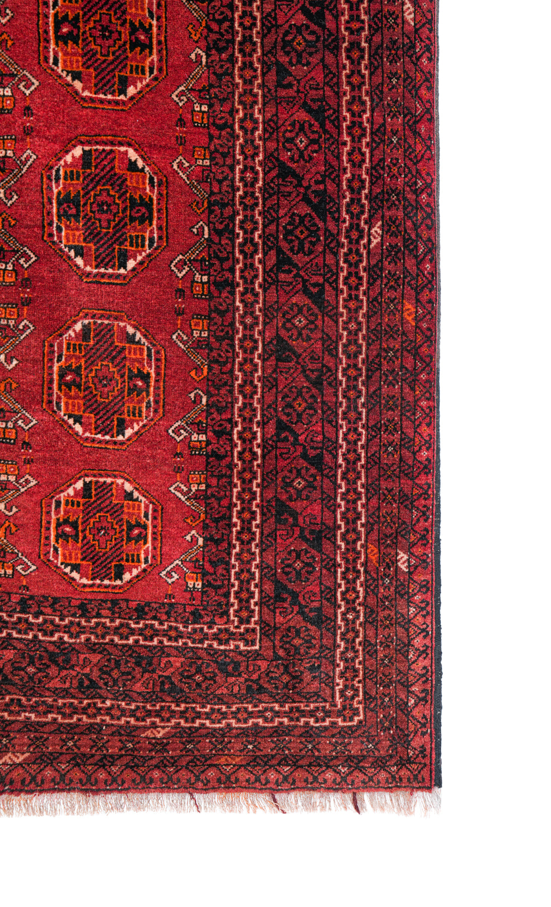 Vintage Turkmen Tekke Rug 6'4" x 3'8"