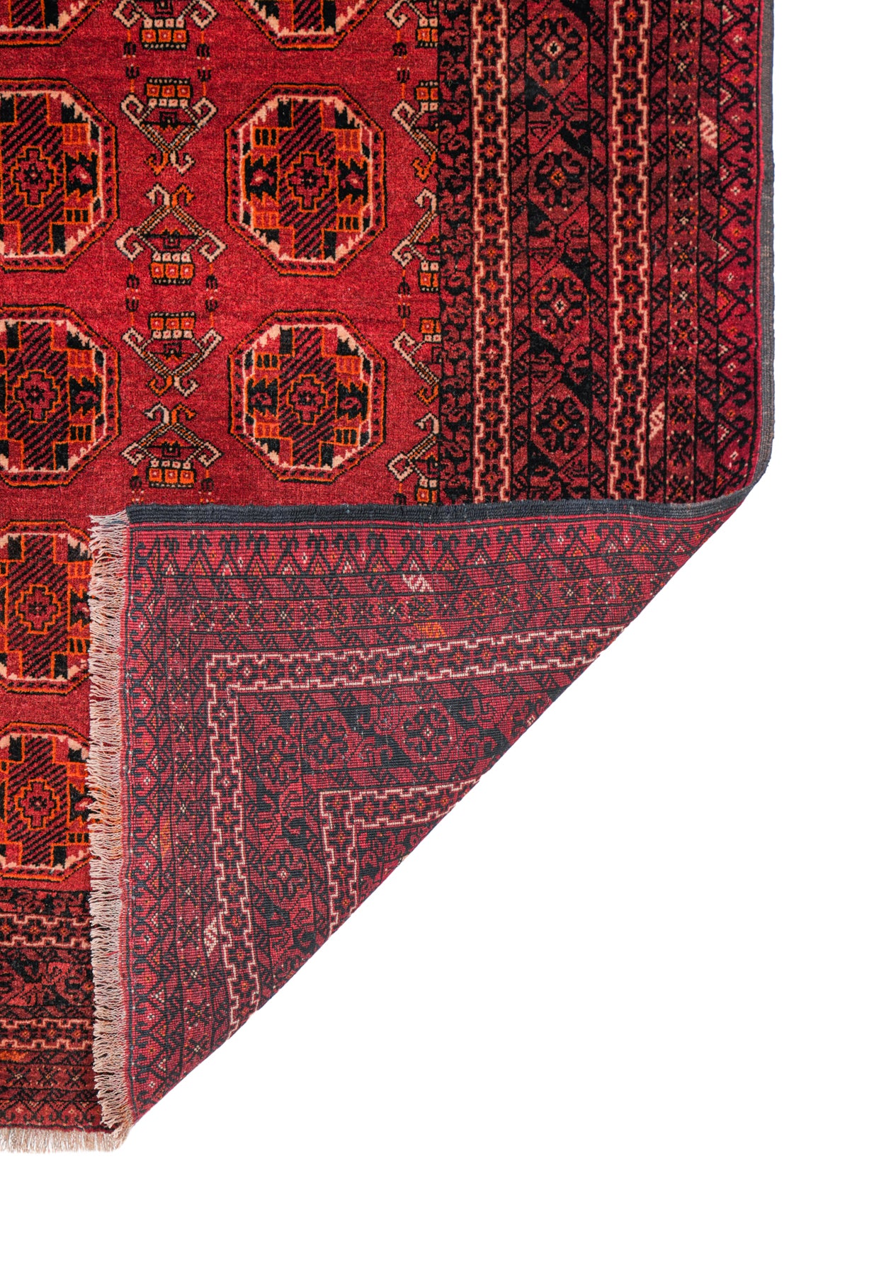 Vintage Turkmen Tekke Rug 6'4" x 3'8"