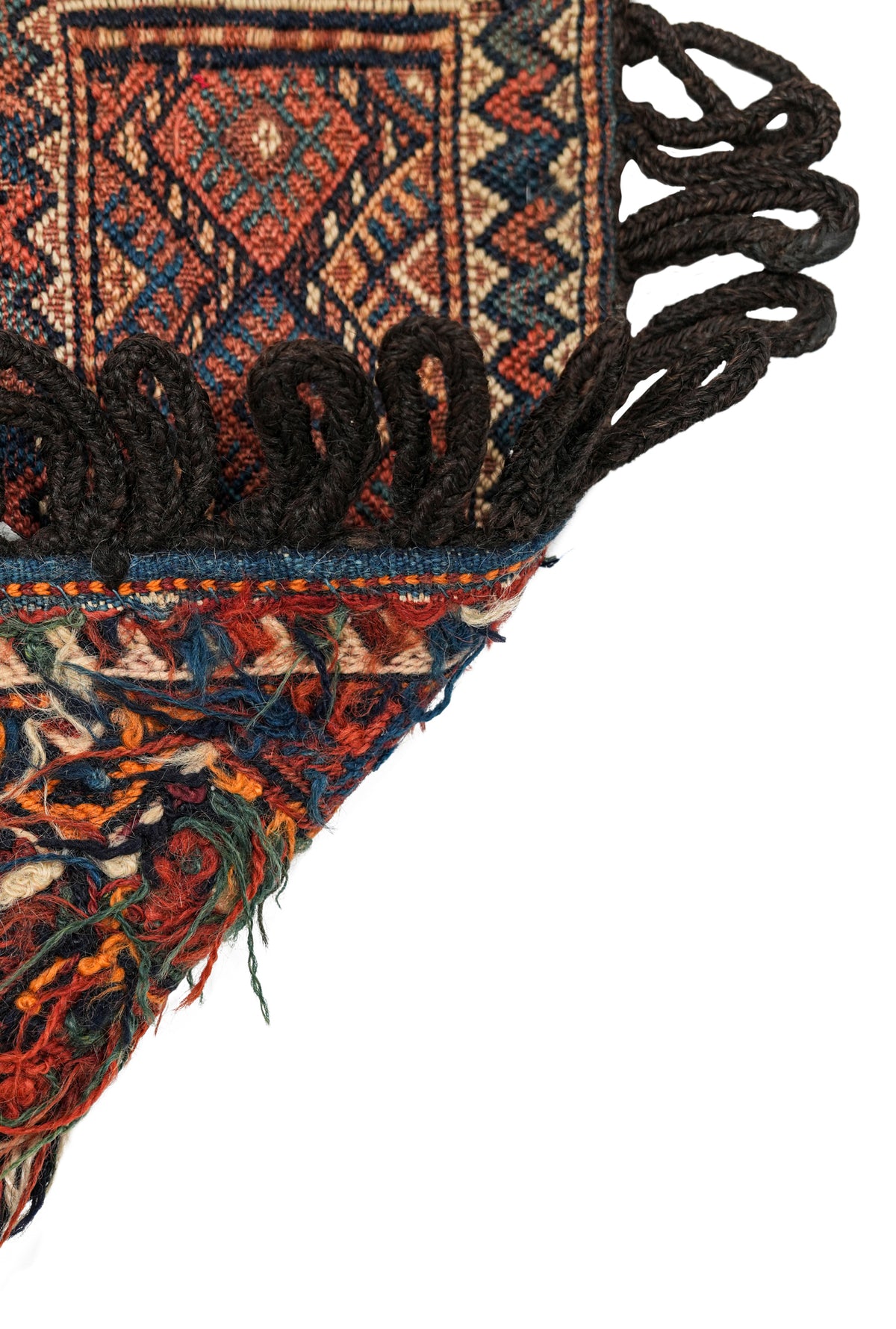 Antique Kurdish Mashraf Kilim 1'3" x 6"