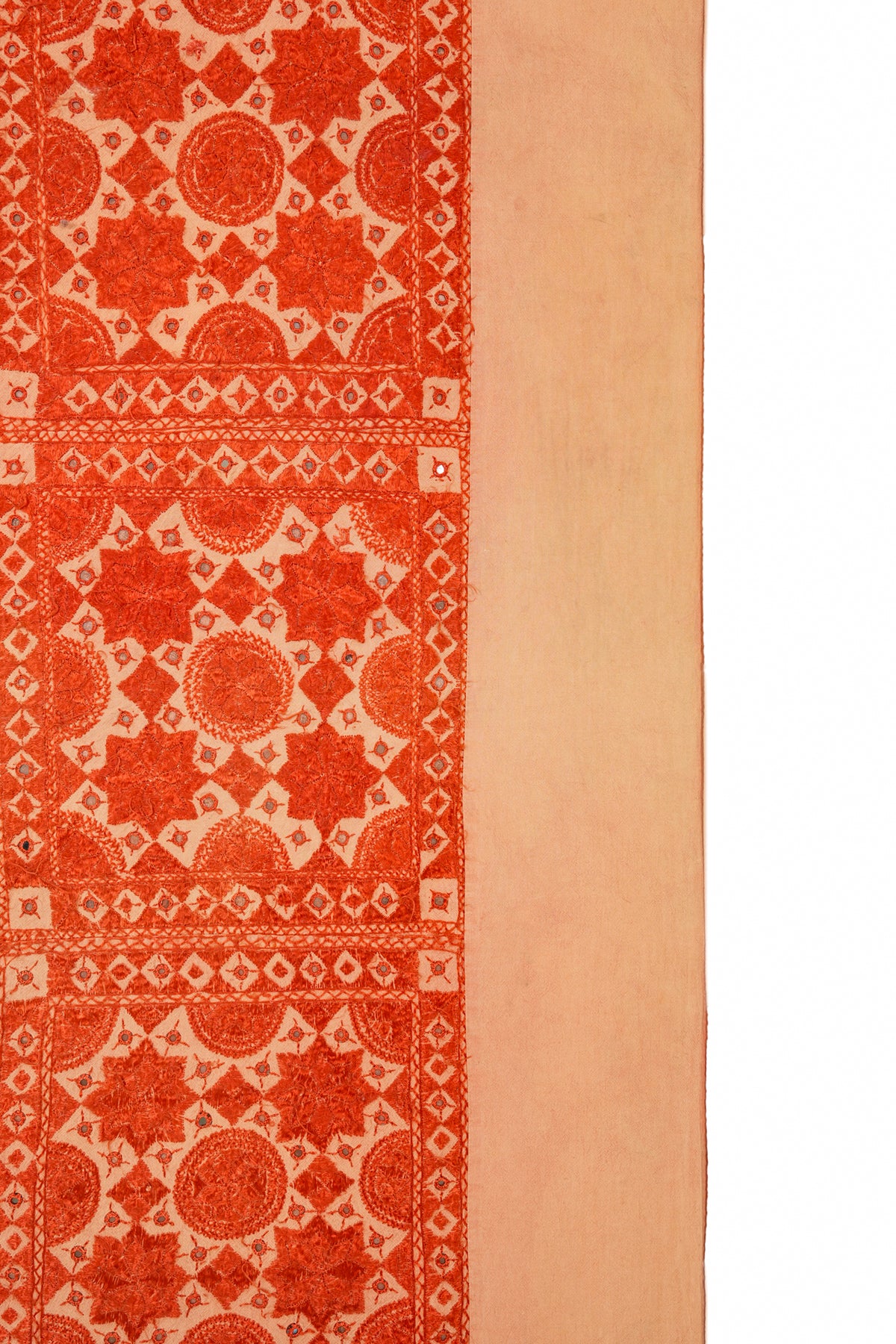 Vintage Rajasthani Embroidery 7'1" x 4'9"