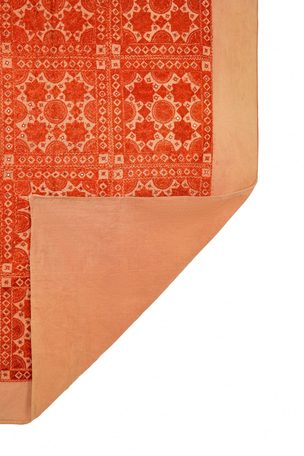 Vintage Rajasthani Embroidery 7'1" x 4'9"