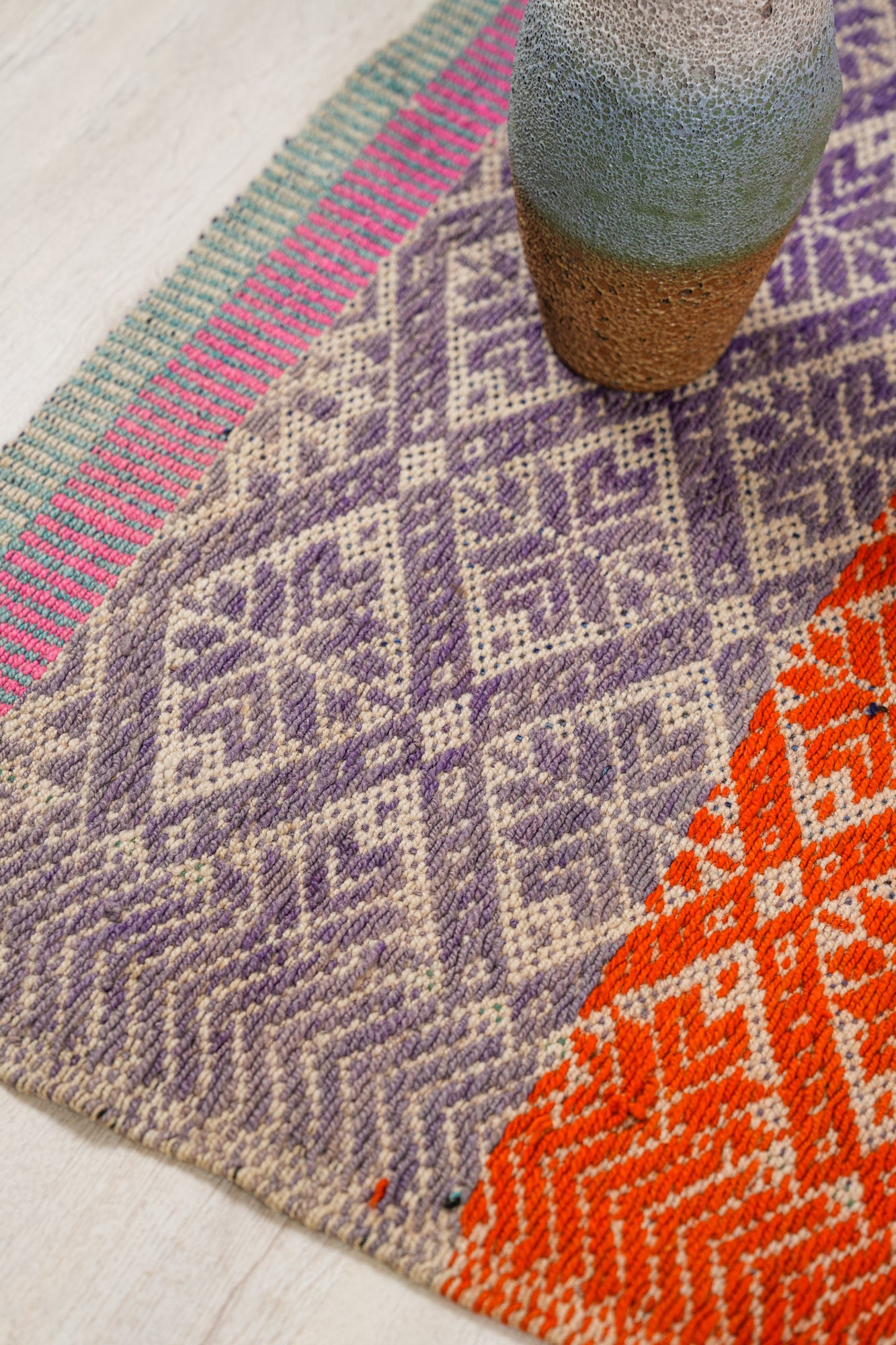 Vintage Peruvian Kilim 5'4" x 4'10"