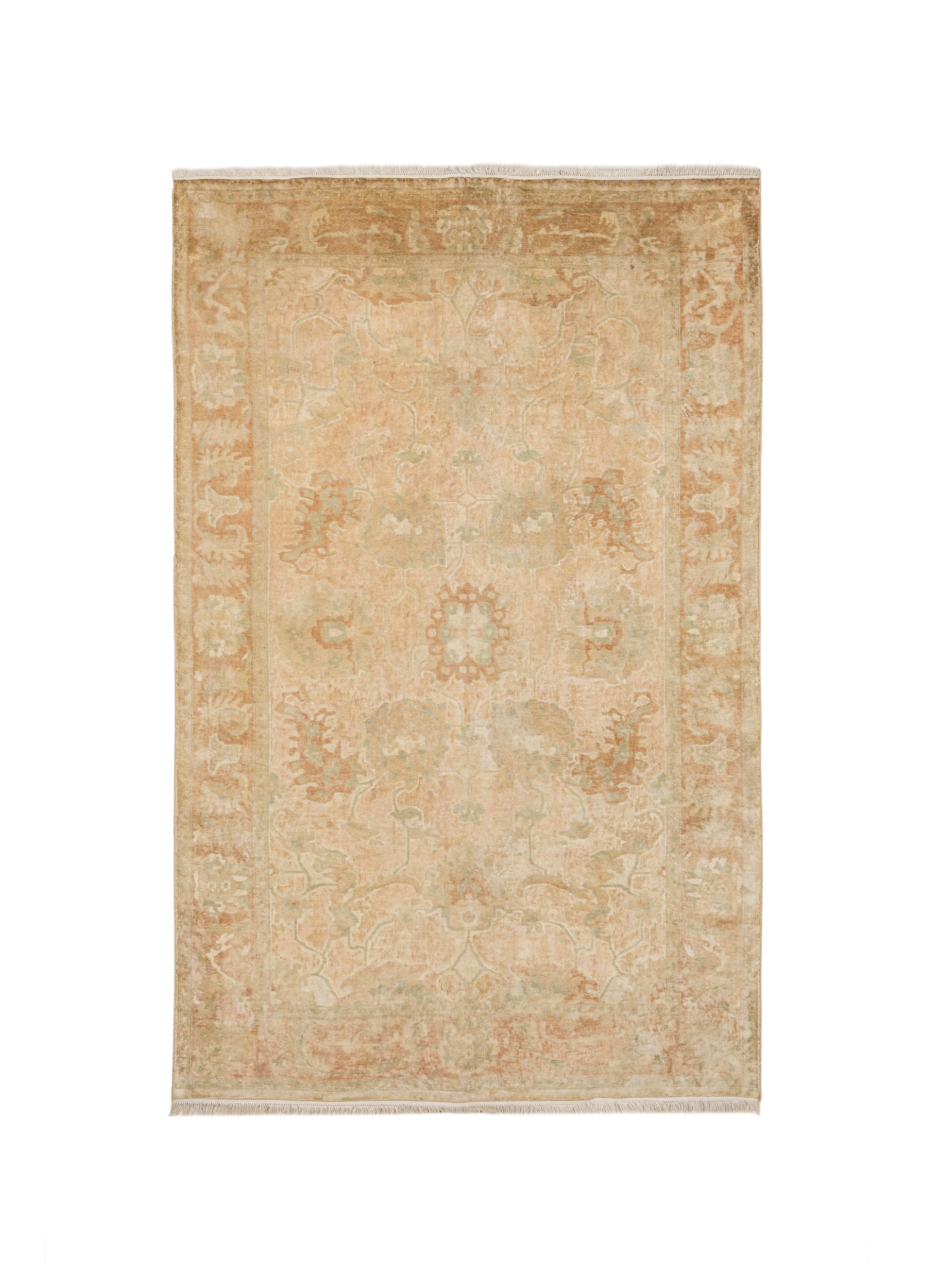 Vintage Kashmiri Rug 7'5" x 4'6"