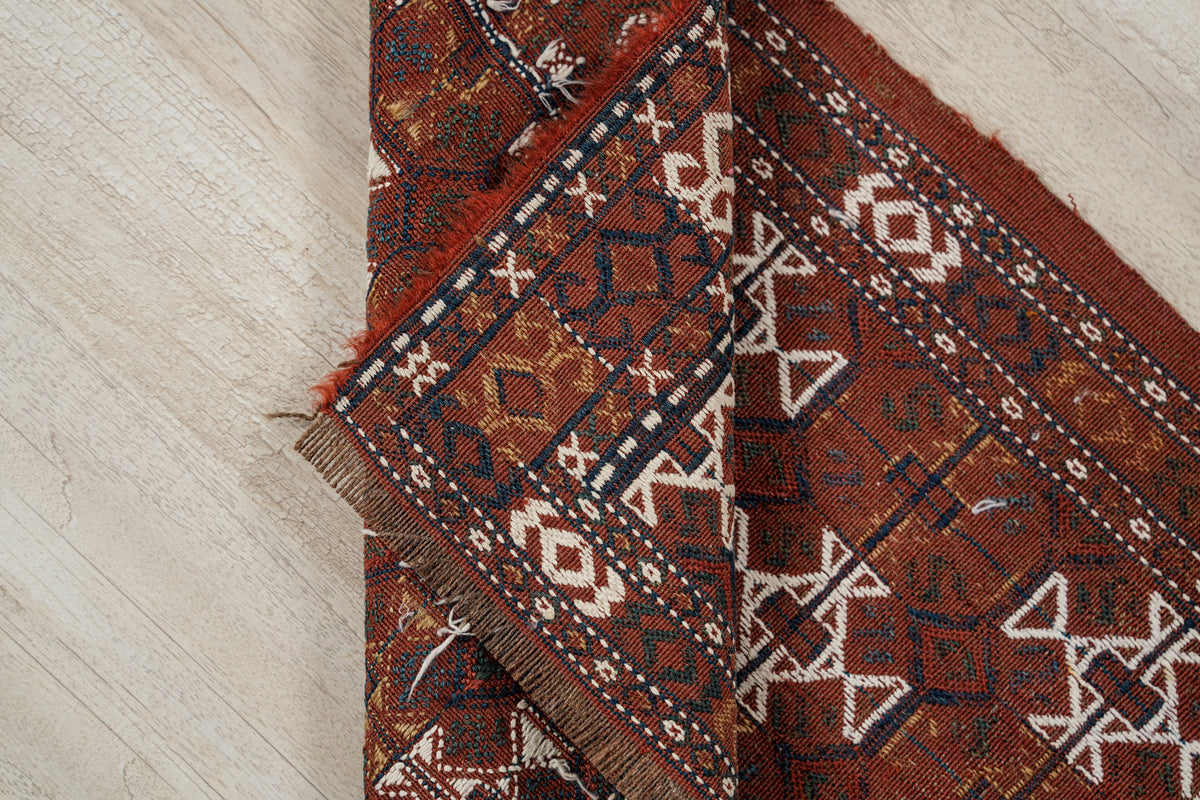 Antique Tekke Mafrash Somack 3'6" x 1'7"