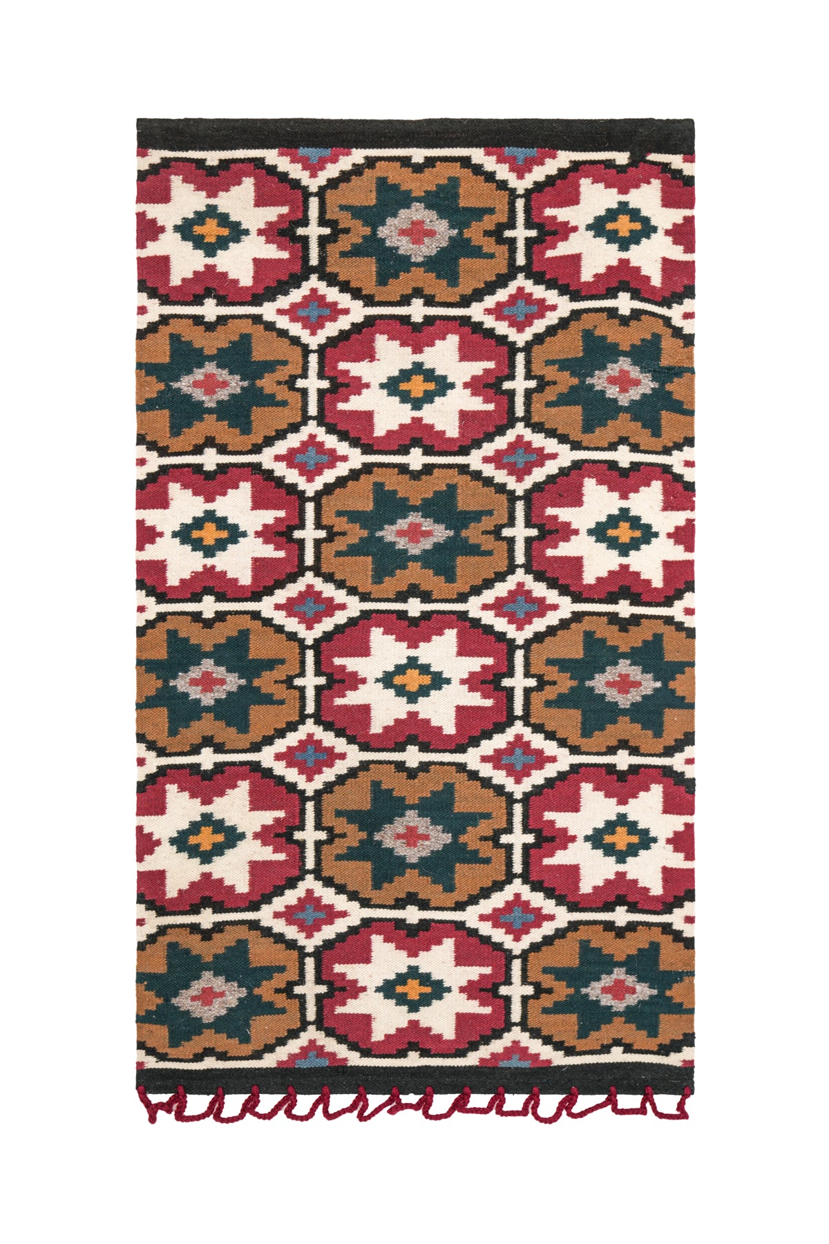 Vintage Scandinavian Textile 3'7" x 2'1"