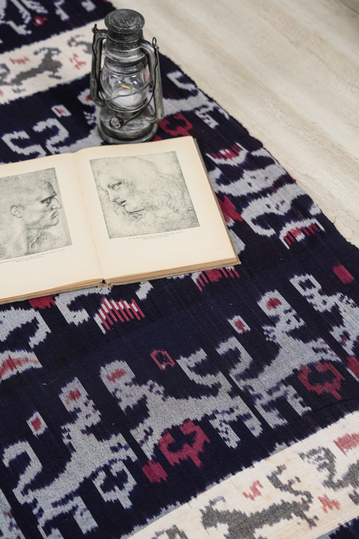 Vintage Indonesian Ikat 7'4" x 4'8"