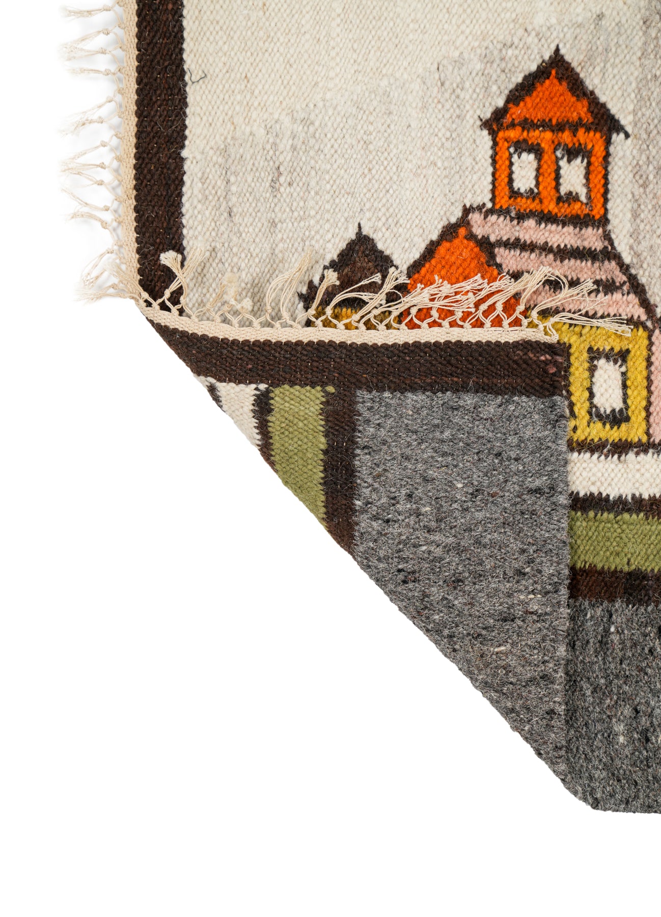 Vintage Polish landscape Tapestry 3'2" x 2'1"