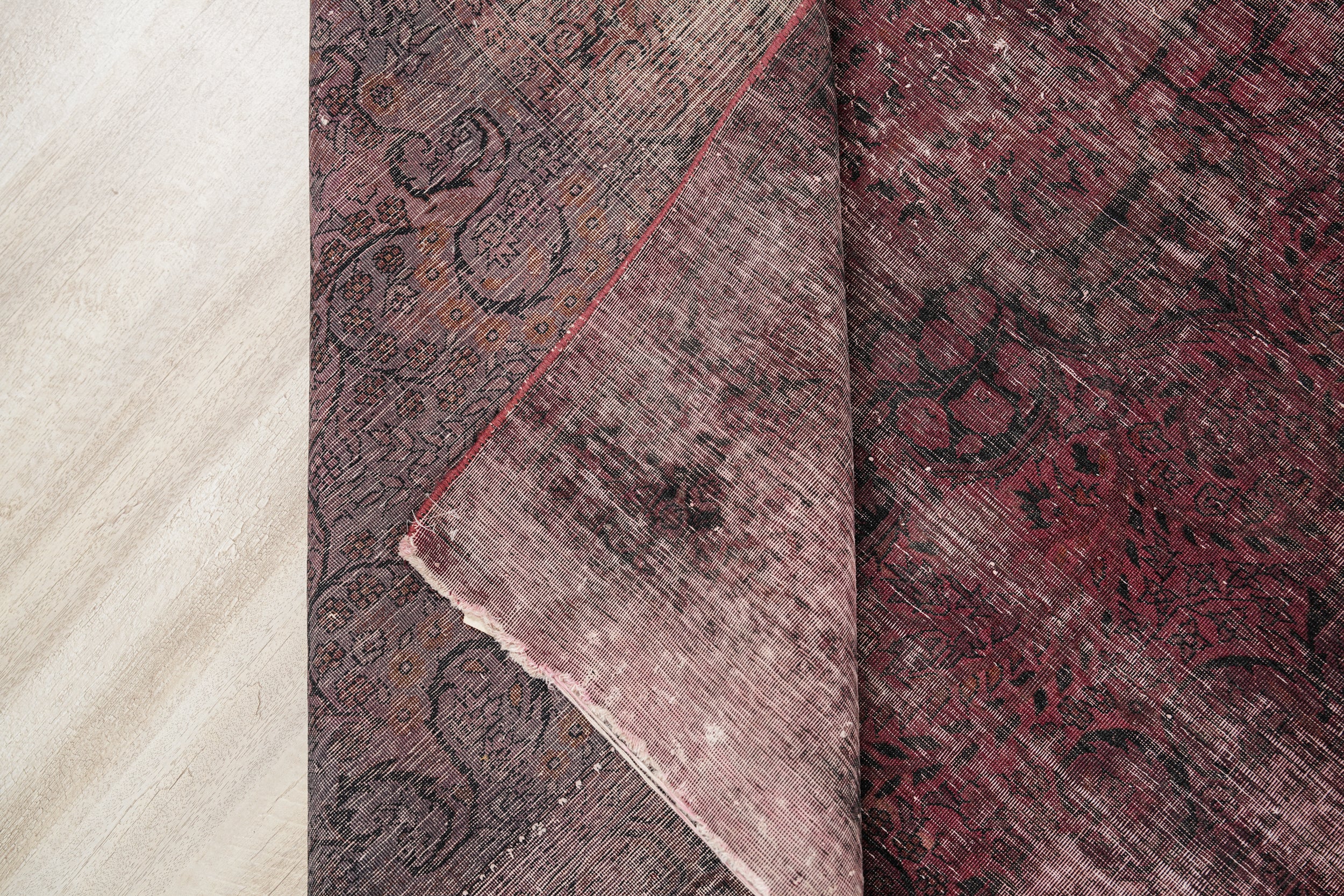 Vintage Pakistani Overdyed Rug 7' x 4'6"