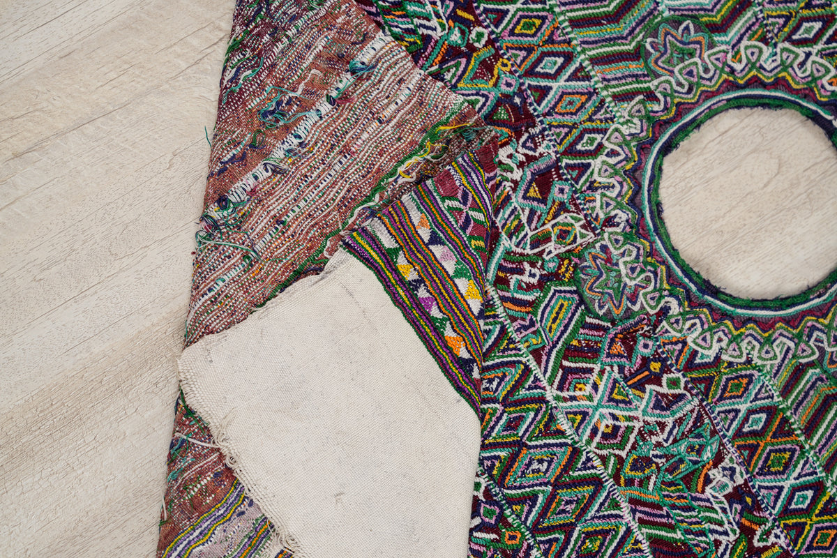 Vintage Nebaj Guatemala Huipil Textile 4'5" x 2'2"