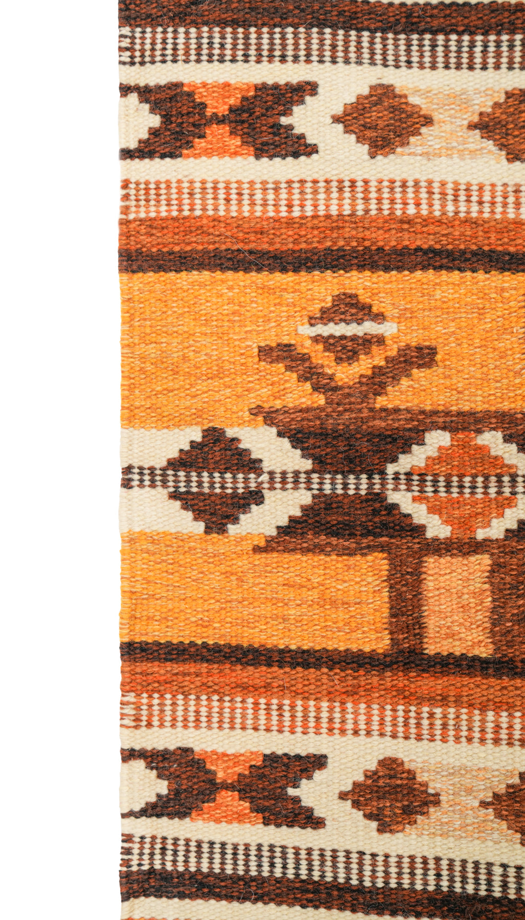 VINTAGE SCANDINAVIAN TAPESTRY 3'10" x 1'10"