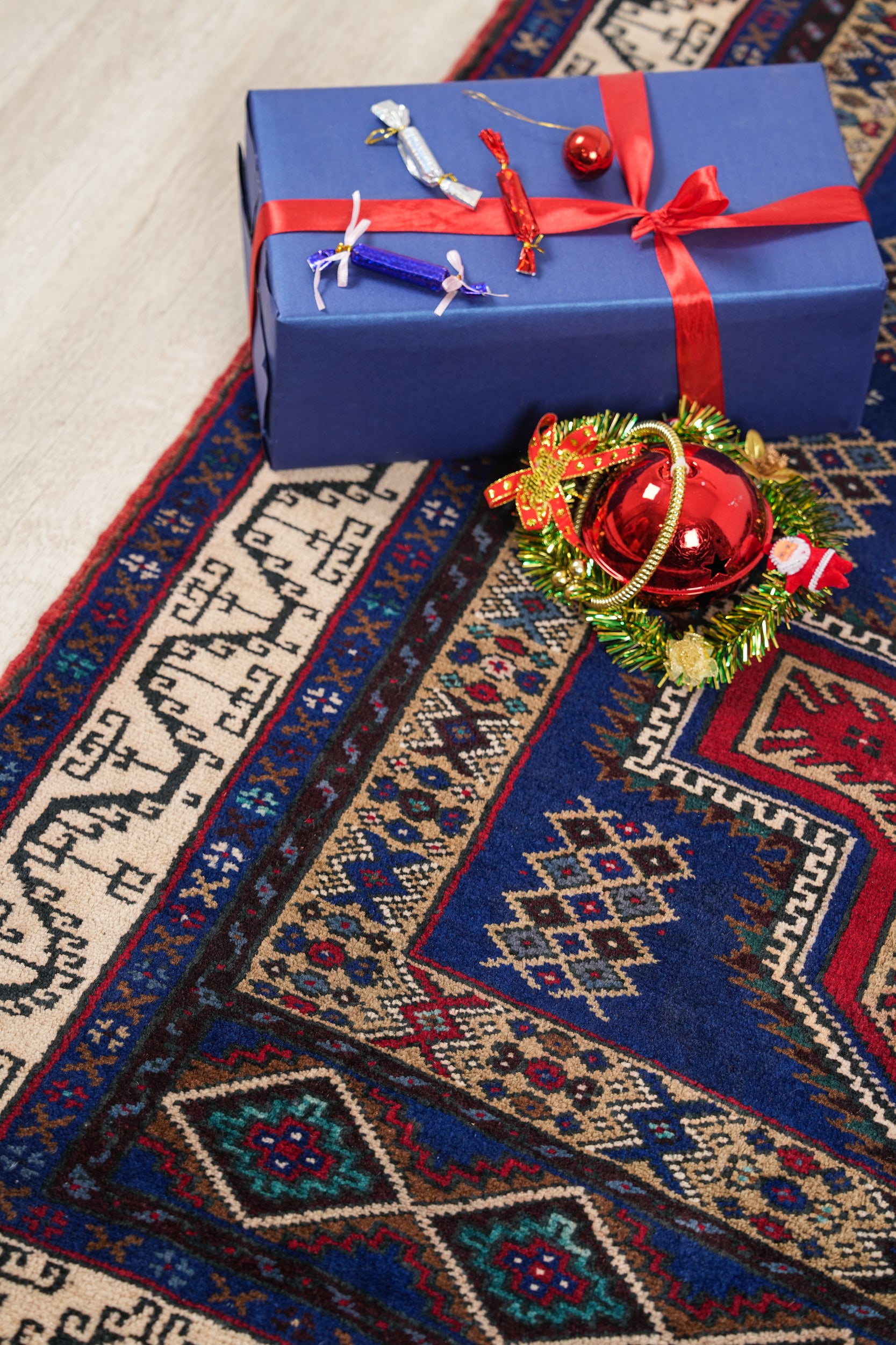 Vintage Turkish Bergama Rug 5'1" x 3'5"