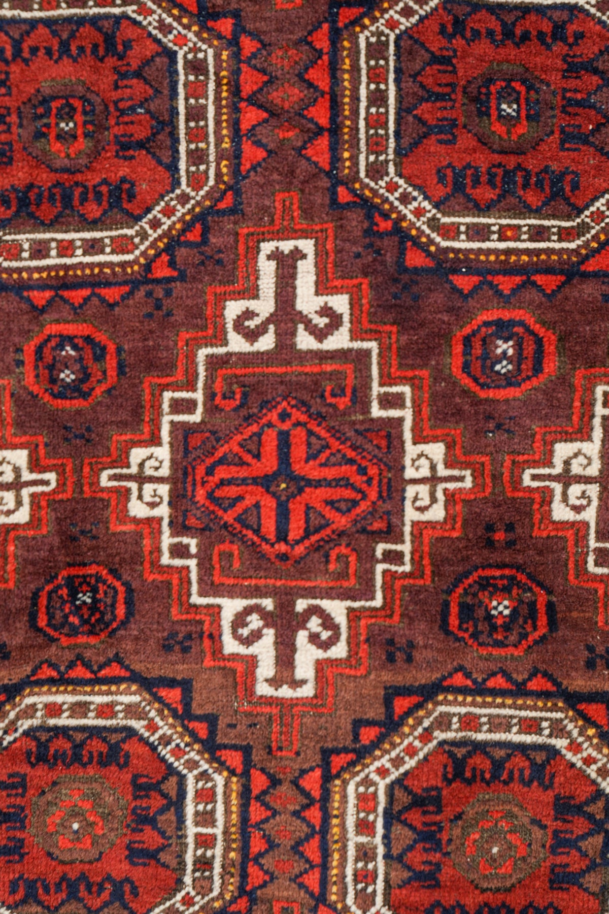 Antique Baloch Rug 6'7" x 3'9"