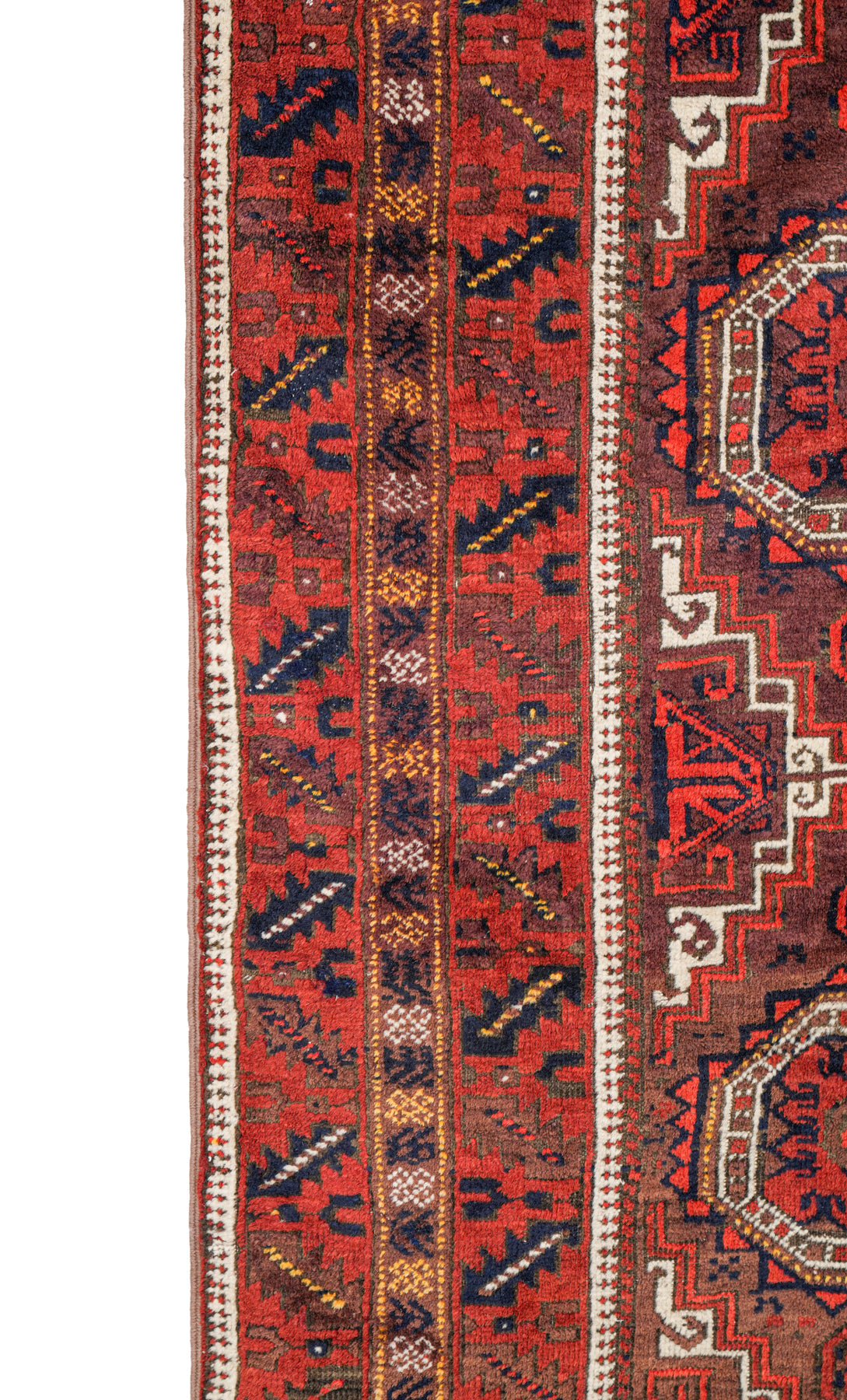Antique Baloch Rug 6'7" x 3'9"