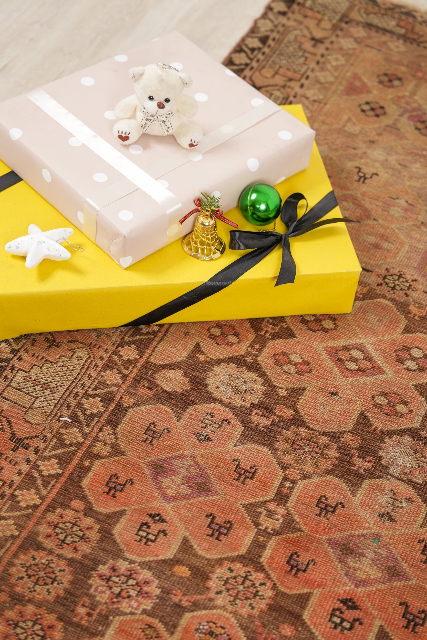 Vintage Caucasian Shirvan Rug 6'6" x 3'8"