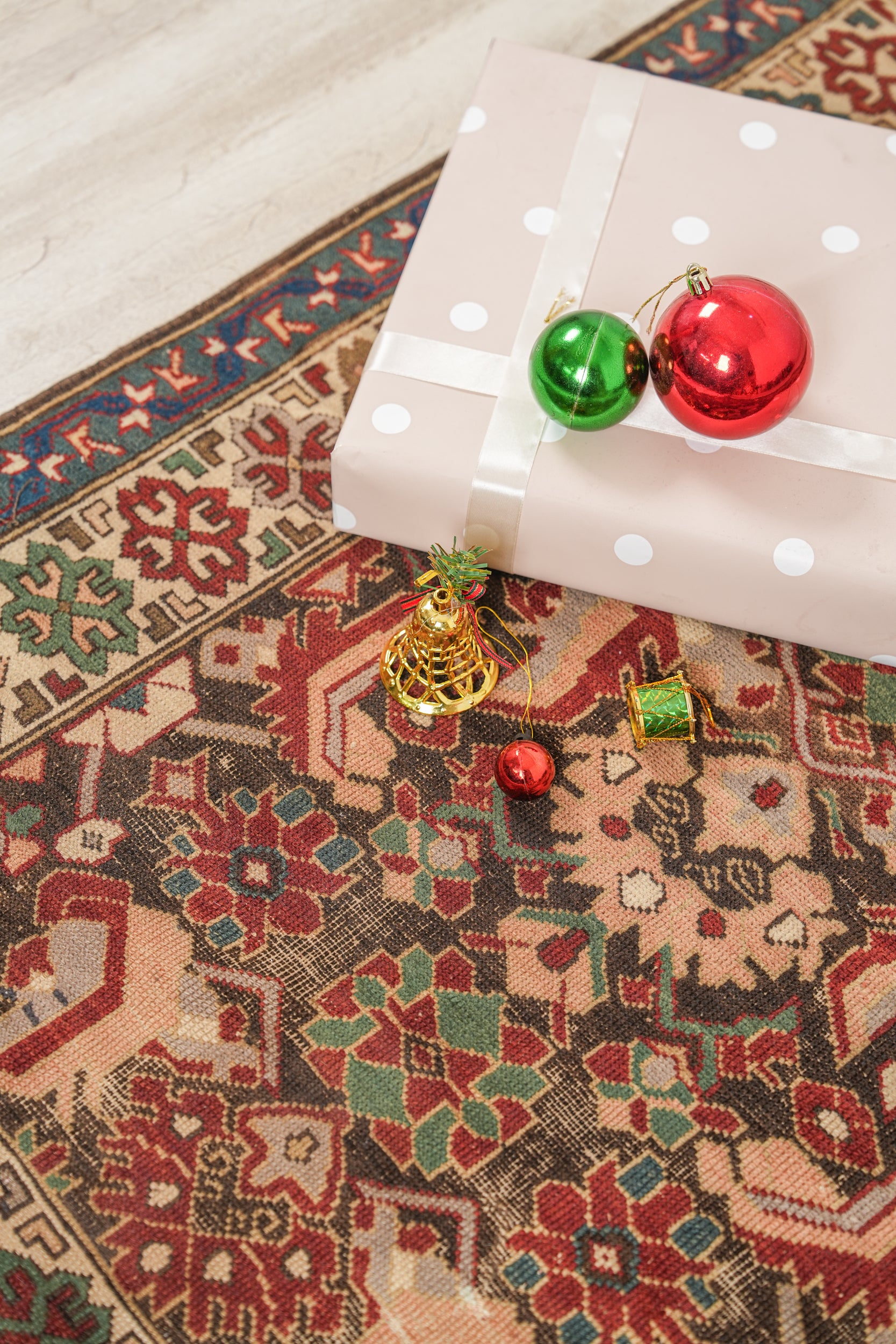 Antique Caucasian Kuba Rug 3'7" x 2'10"