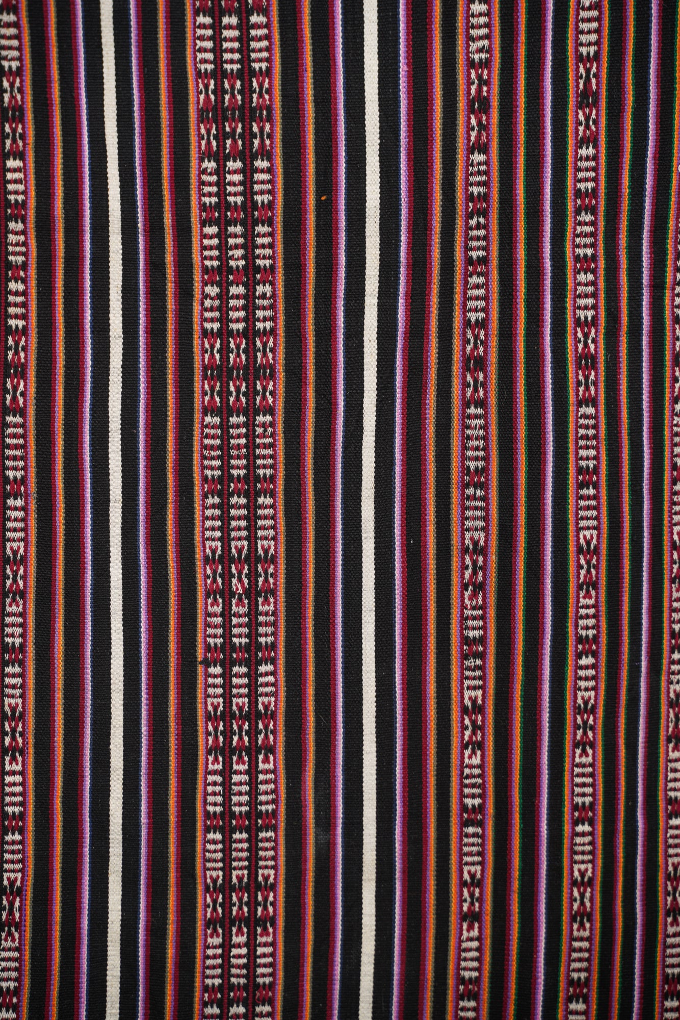 Vintage Bhutanese Cotton Textile 7' x 1'5"