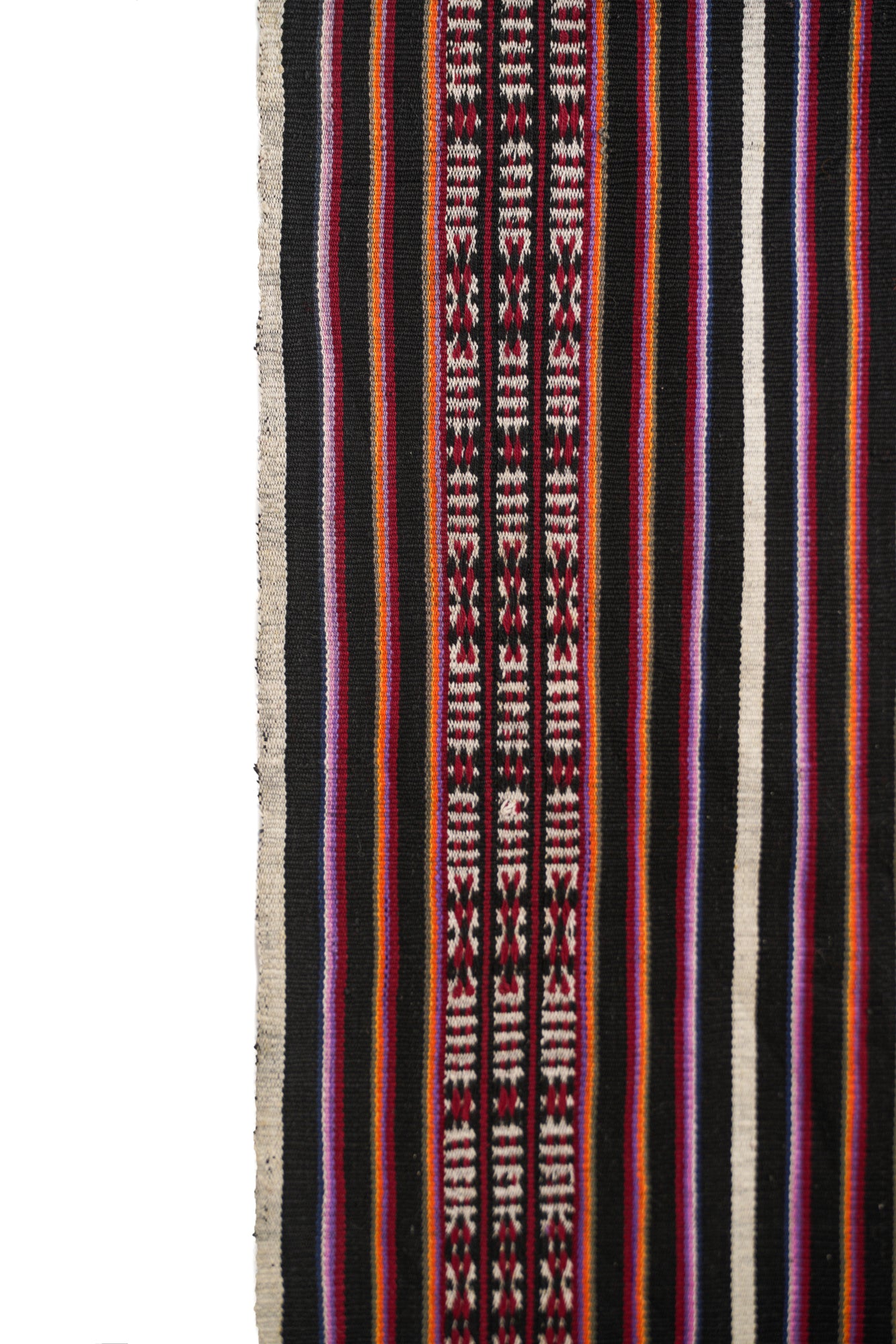 Vintage Bhutanese Cotton Textile 7' x 1'5"