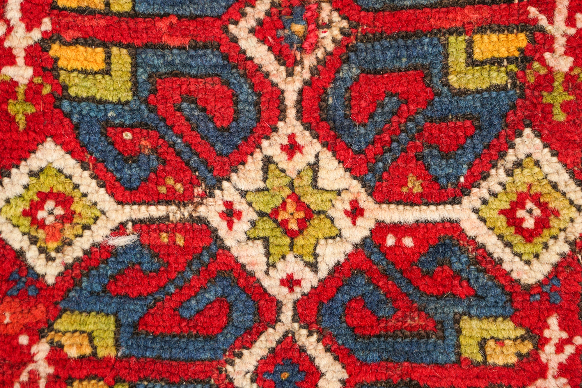 Antique Turkish Bergama Rug 2' x 1'6"