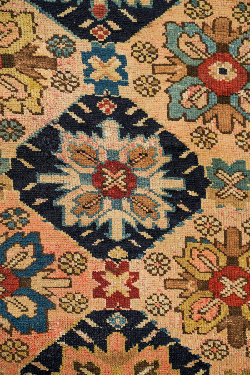 Antique Caucasian Shirvan Hallway Rug 10'6" x 3'7"