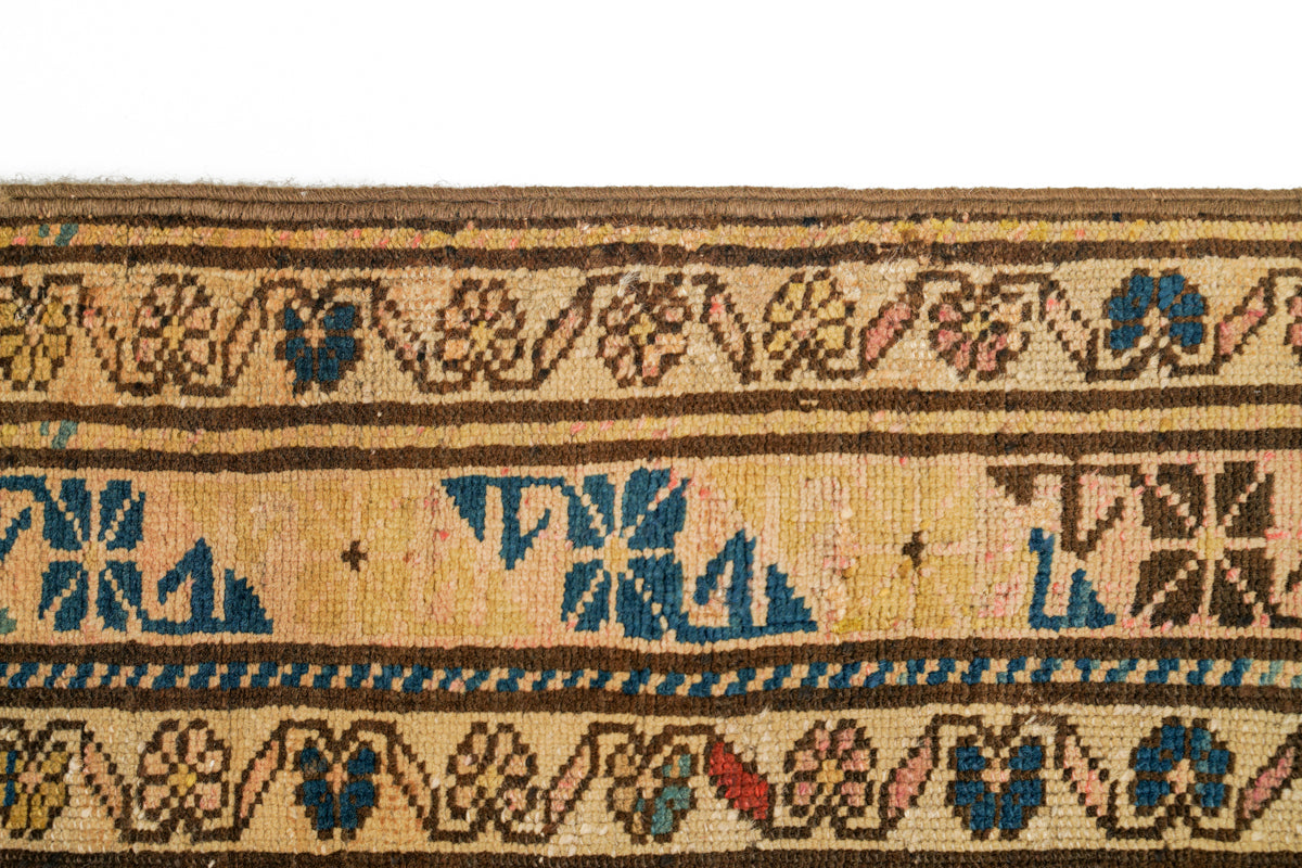 Antique Caucasian Shirvan Hallway Rug 10'6" x 3'7"