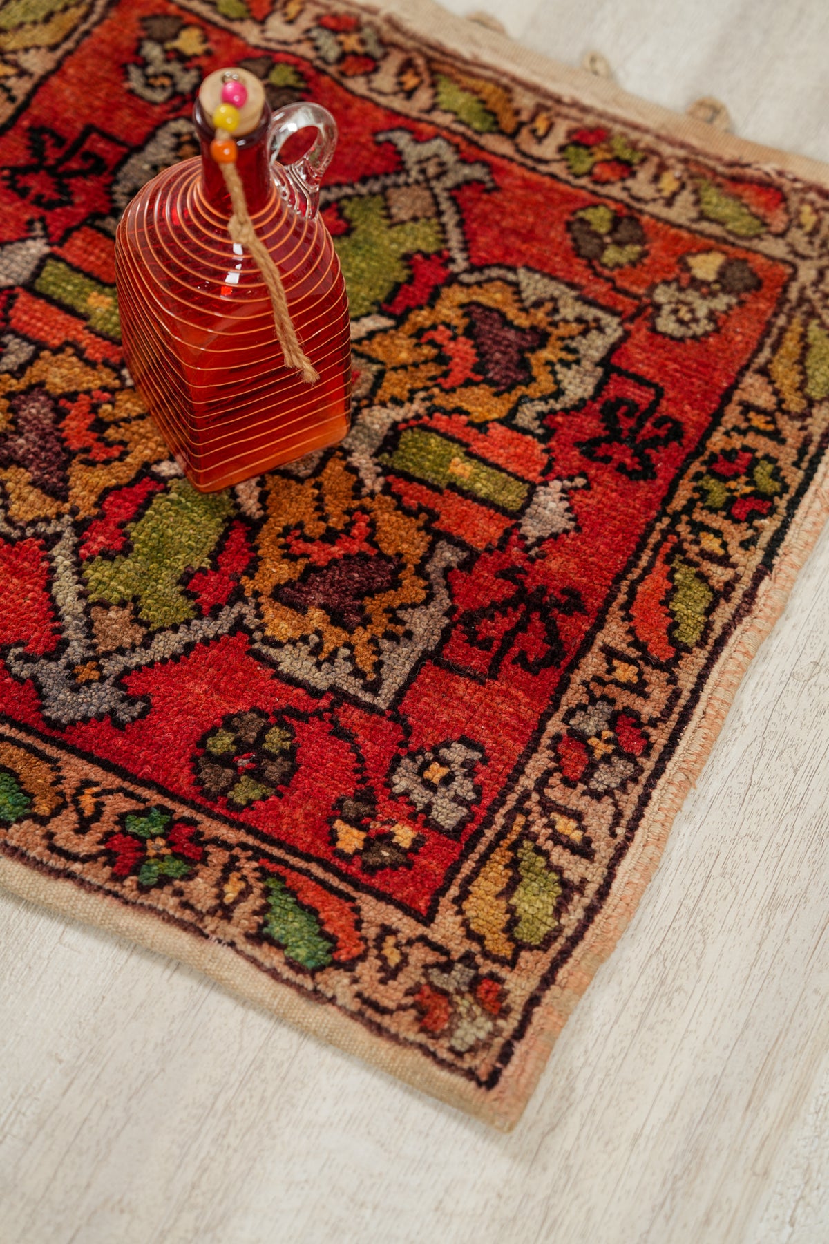 Vintage Turkish Rug 1'8" x 1'8"