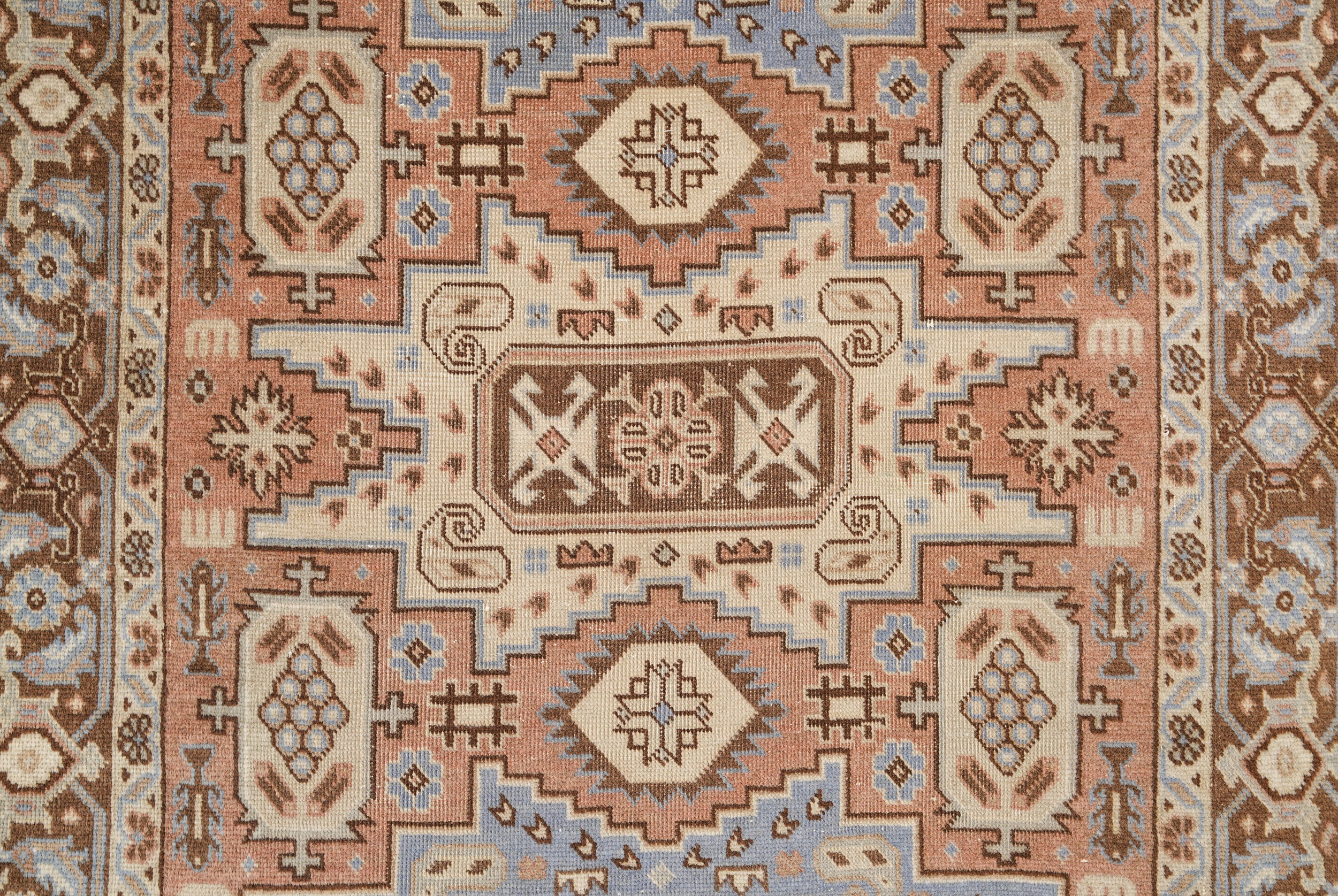 Vintage Turkish Shirvan Rug 6'3" x 4'3"